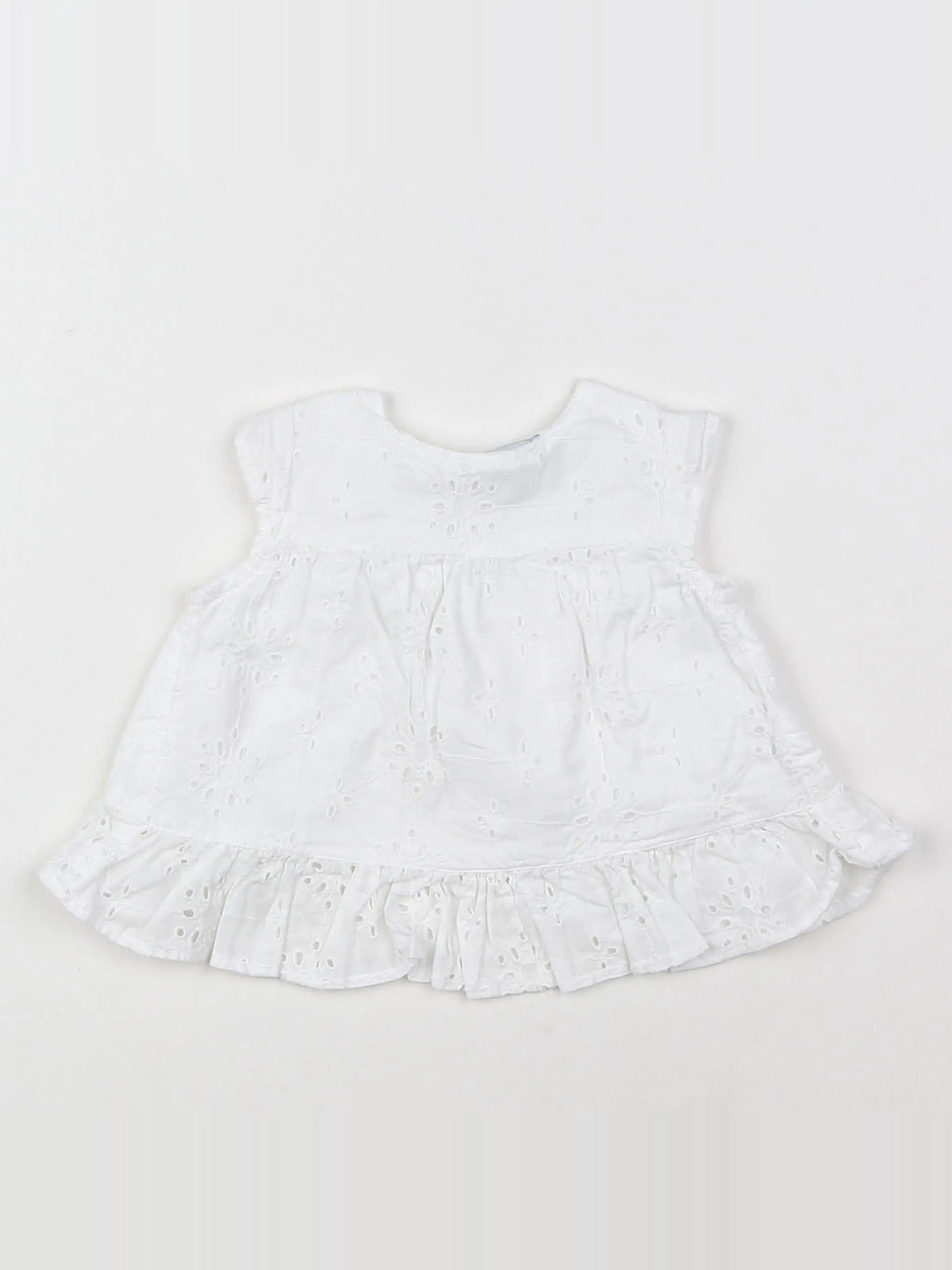 Vertbaudet - blouse blanc - 3 mois