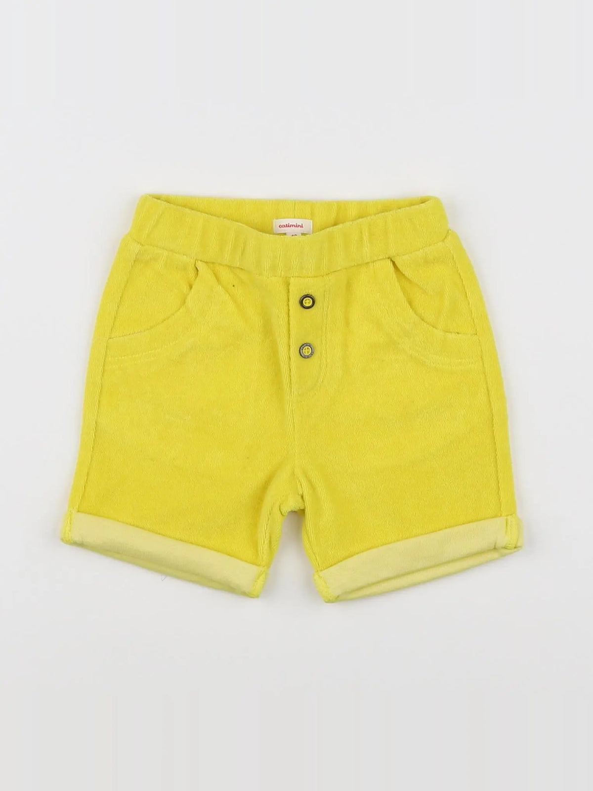 Catimini - short jaune - 12 mois