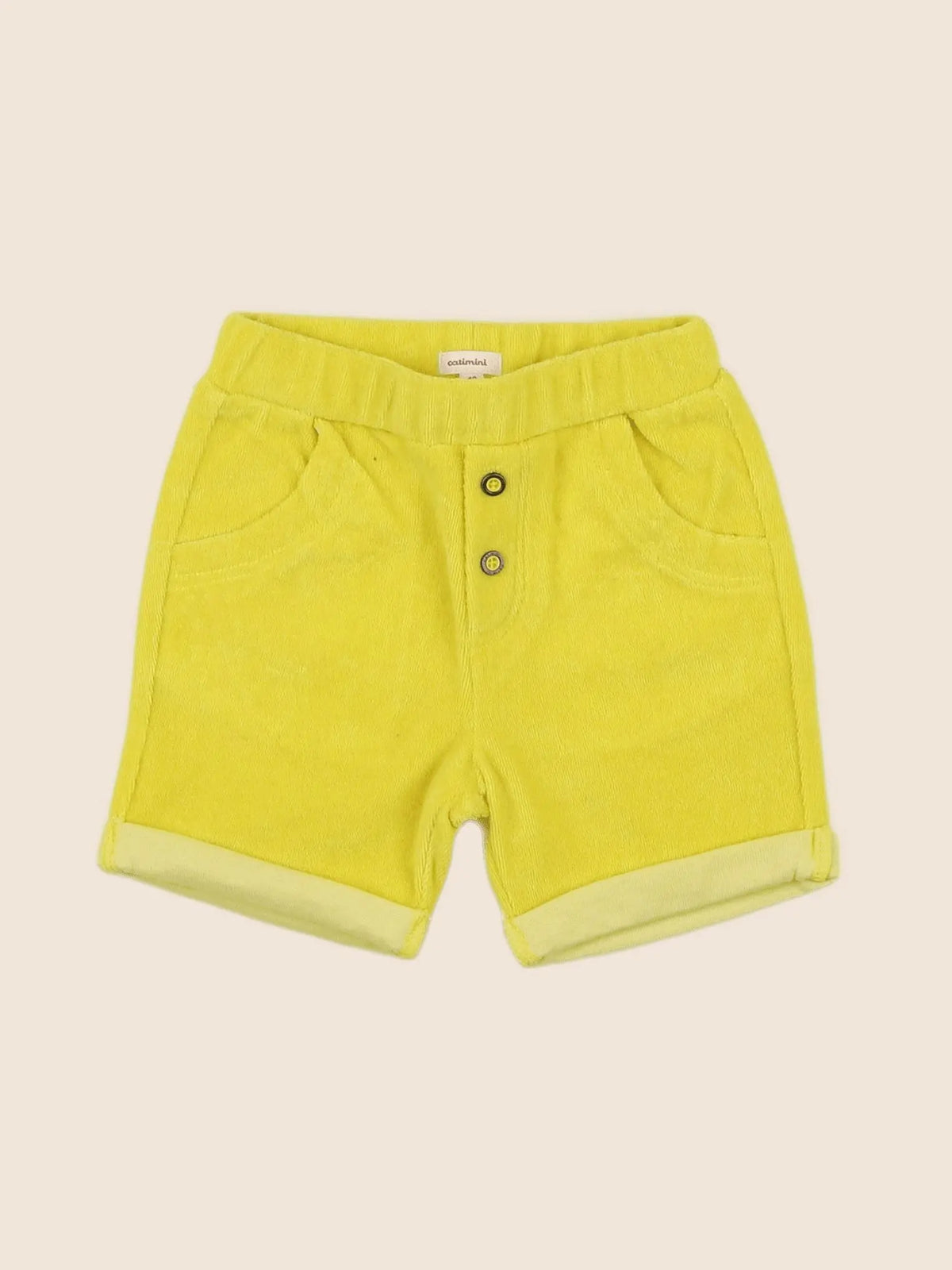 Catimini - short jaune - 12 mois