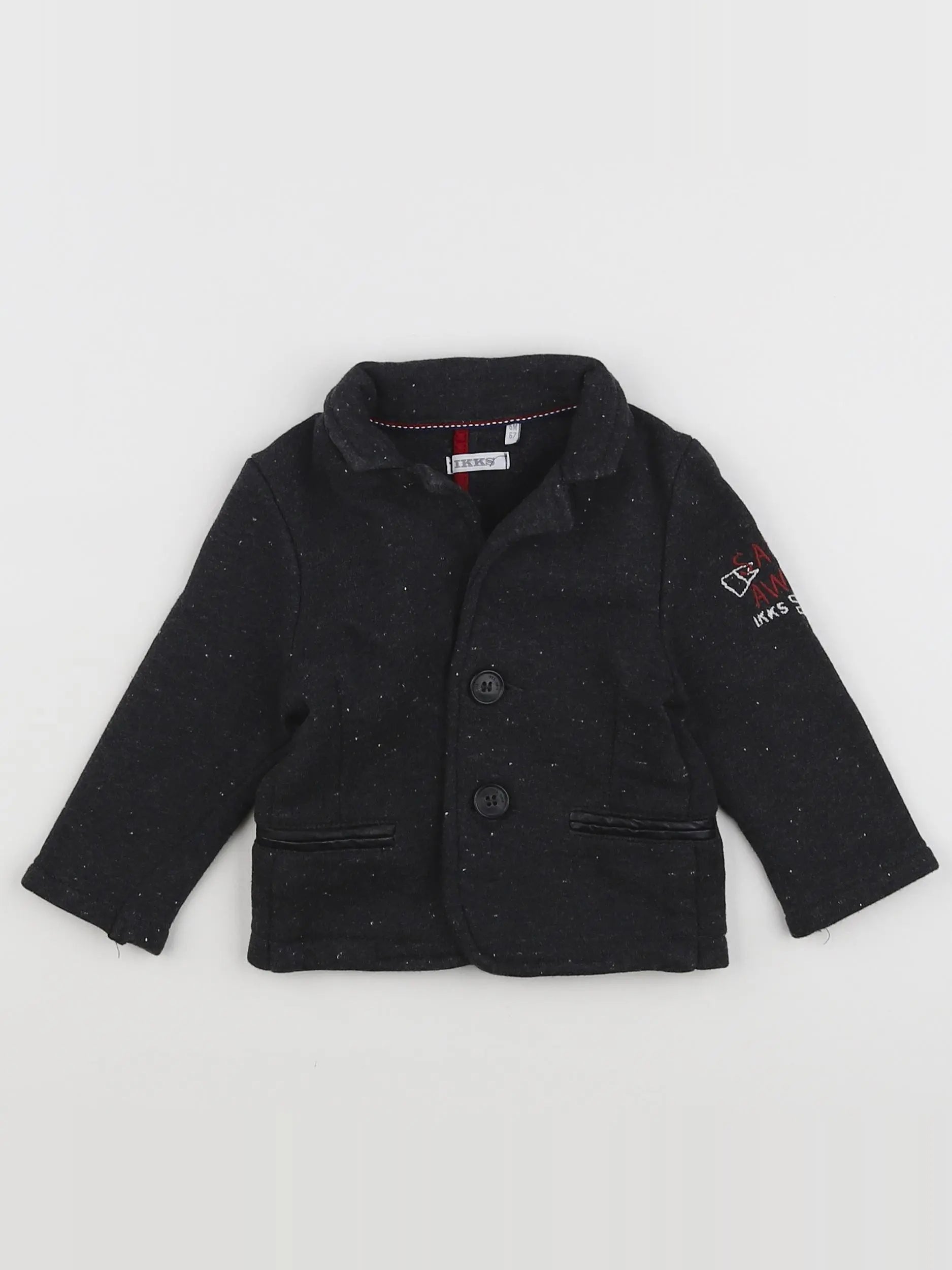 IKKS - gilet gris - 6 mois