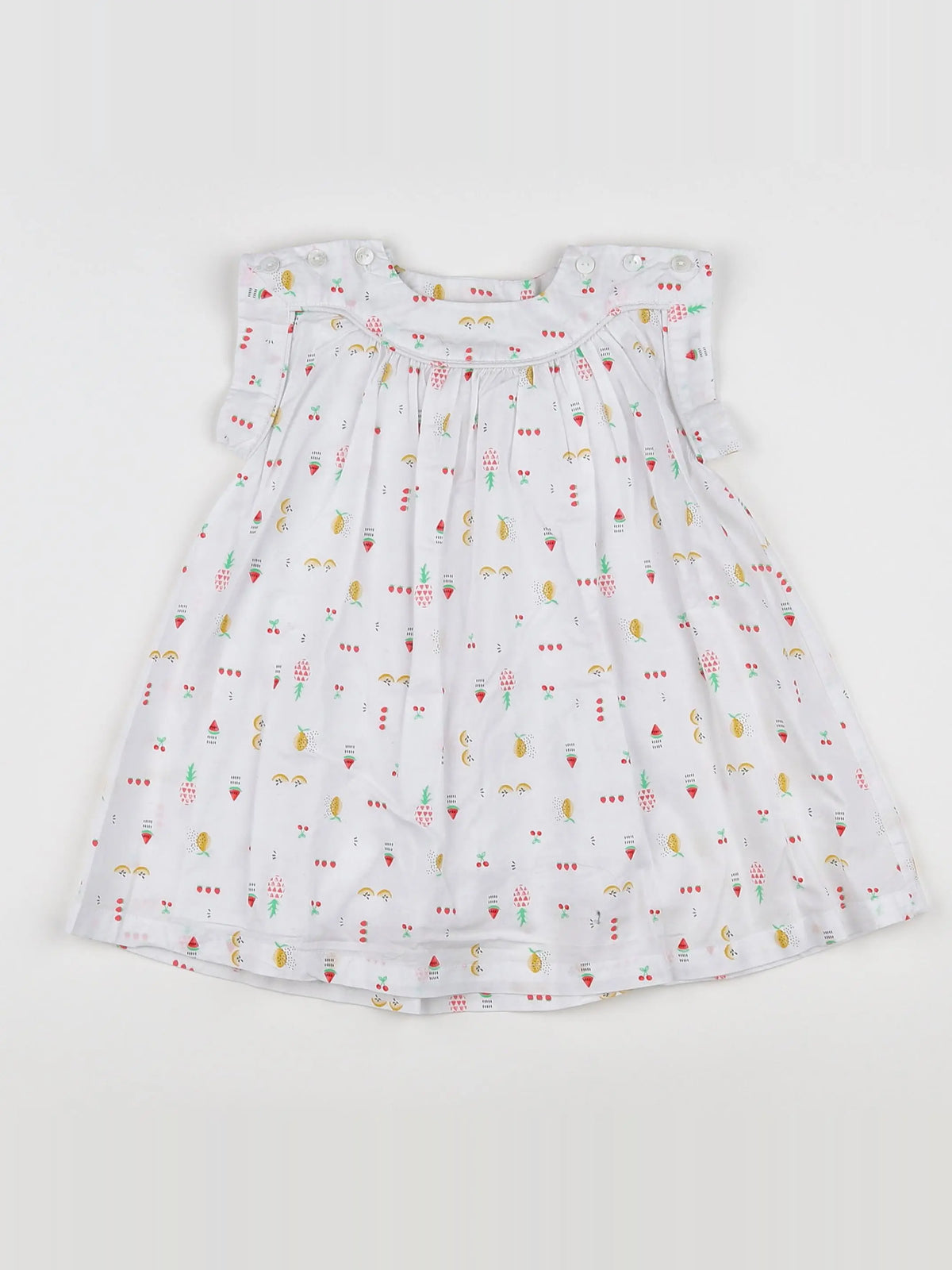 Cyrillus - robe blanc - 12 mois