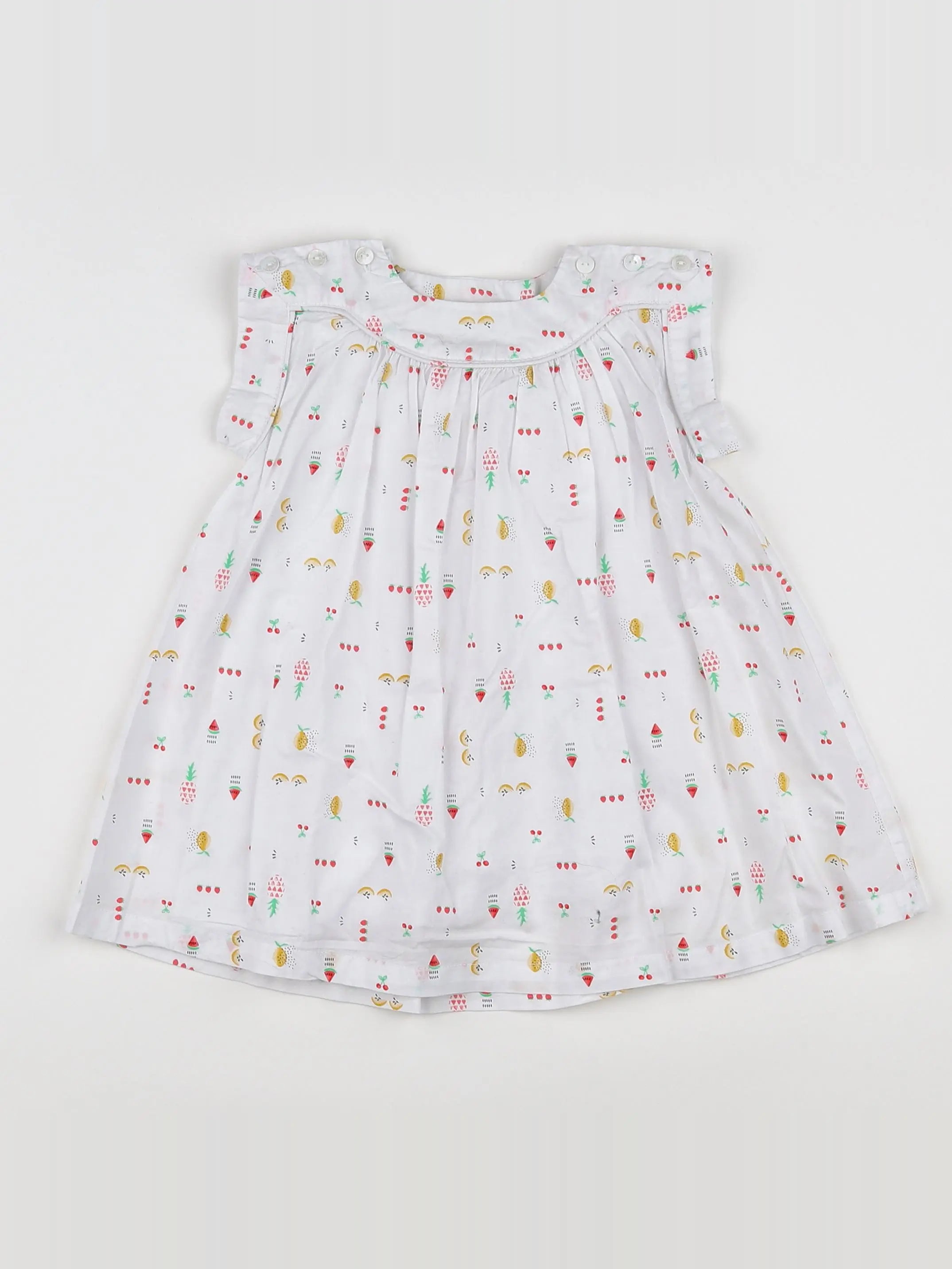 Cyrillus - robe blanc - 12 mois