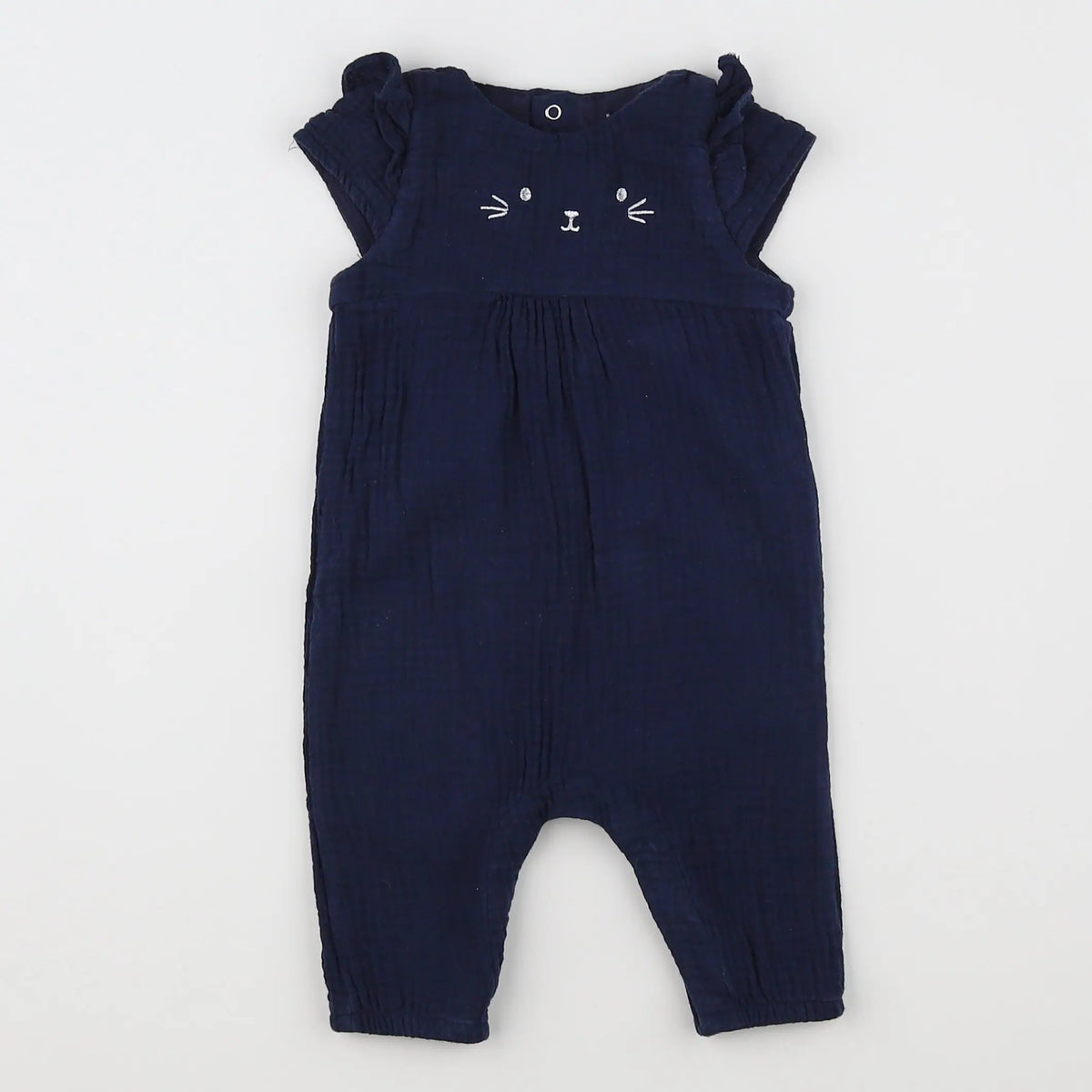 Vertbaudet - combinaison bleu - 3 mois