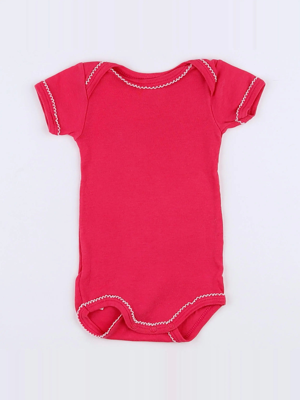 Petit Bateau - body rose - 3 mois