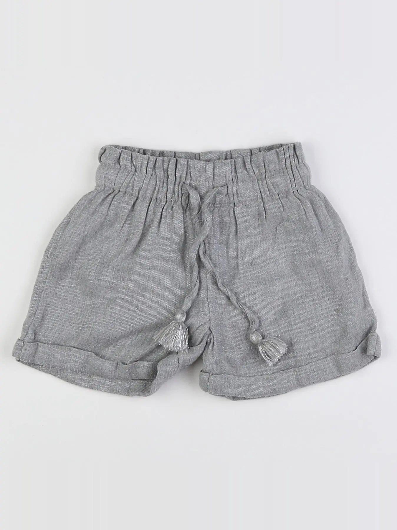 Eden & Victor - short gris - 12 mois