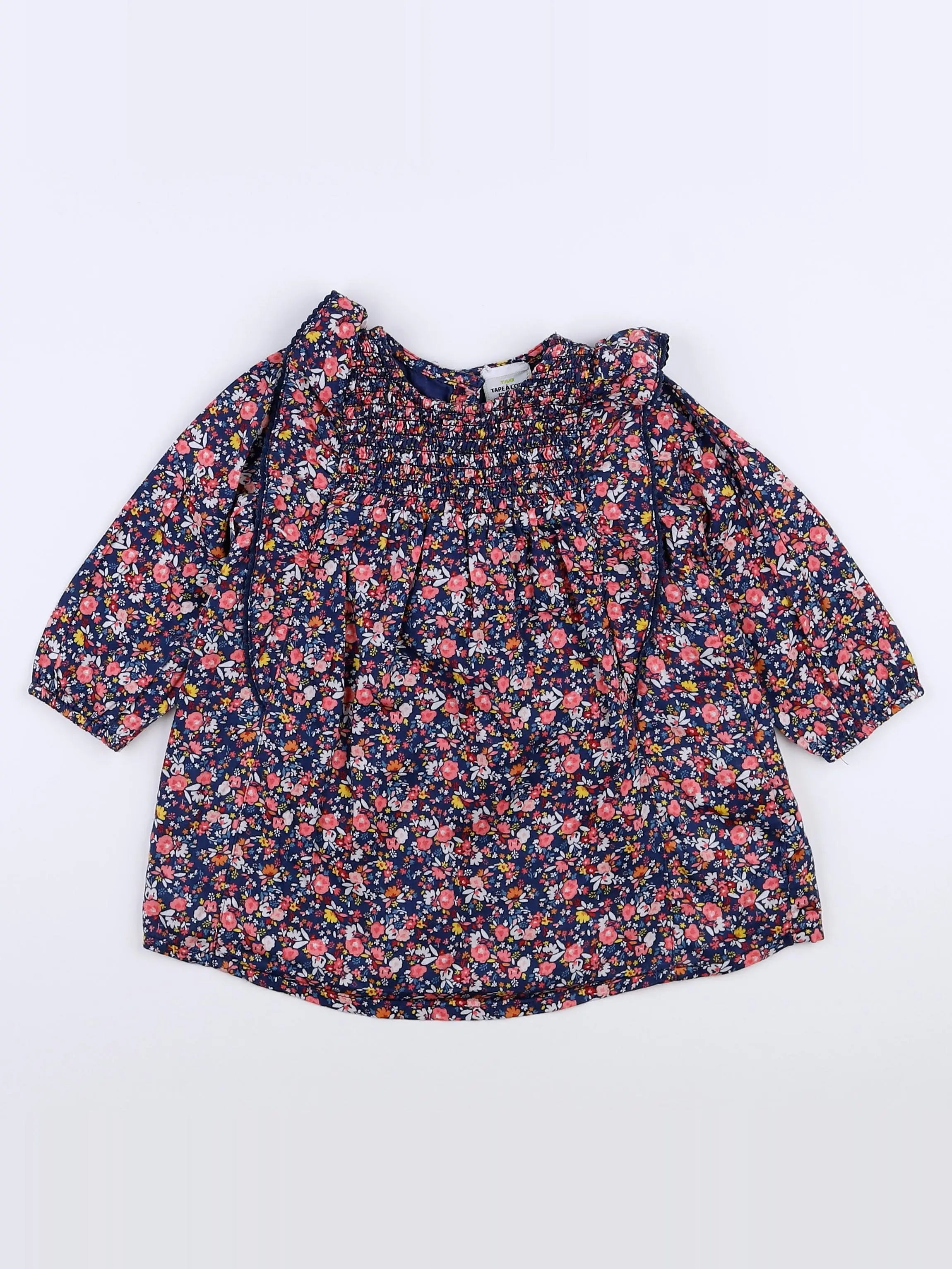 Tape à l'oeil - robe multicolore - 12 mois