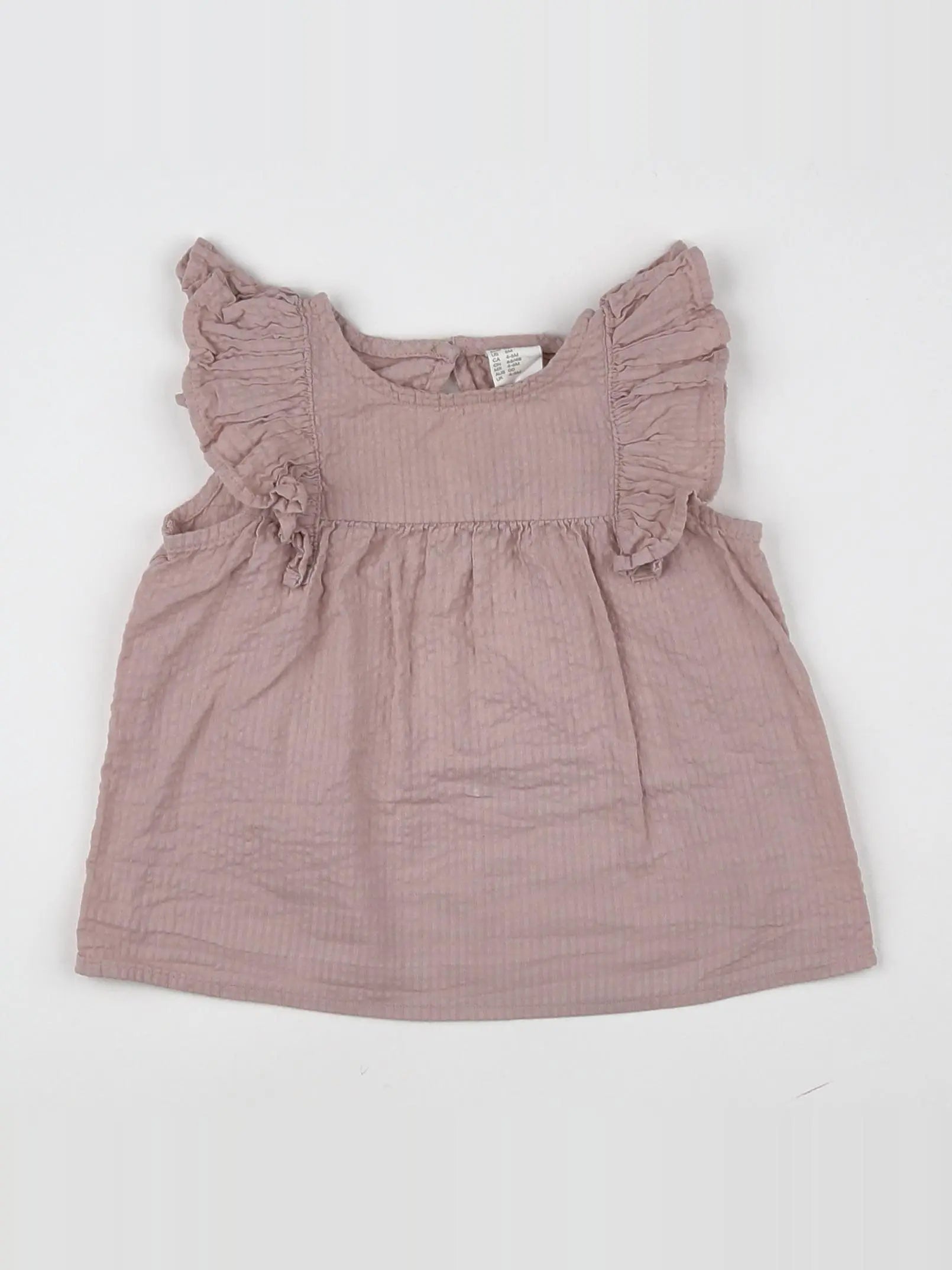 H&M - blouse rose - 3/6 mois