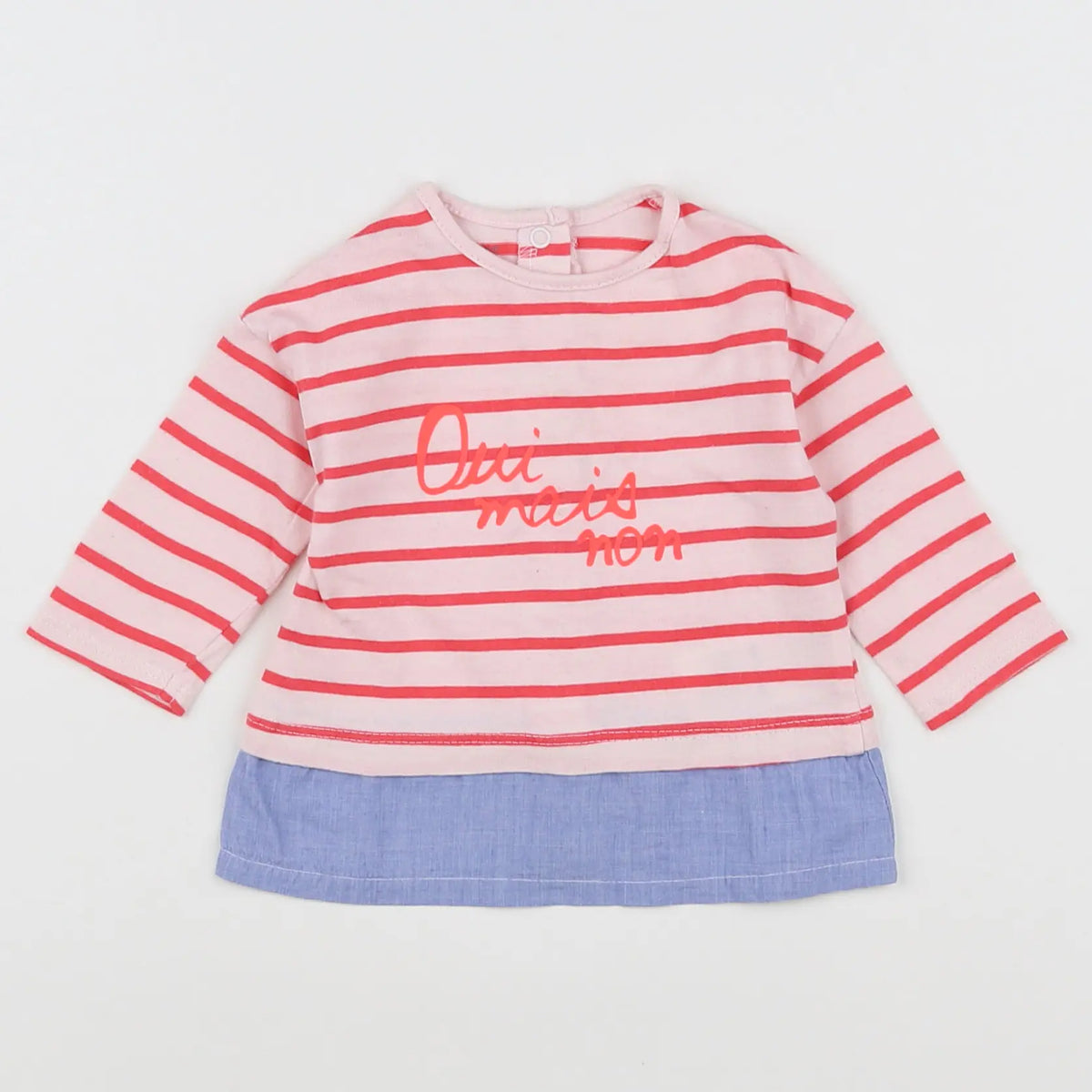 Vertbaudet - tee-shirt rose - 3 mois