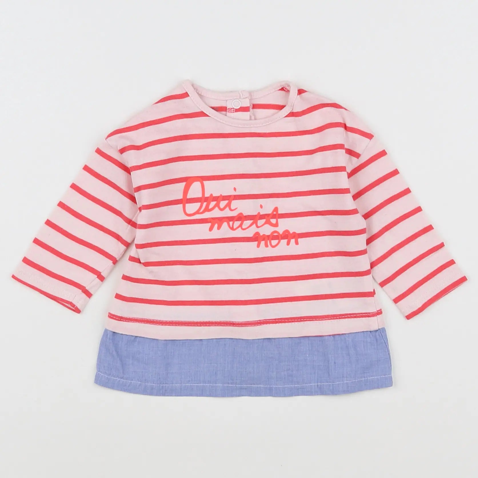 Vertbaudet - tee-shirt rose - 3 mois