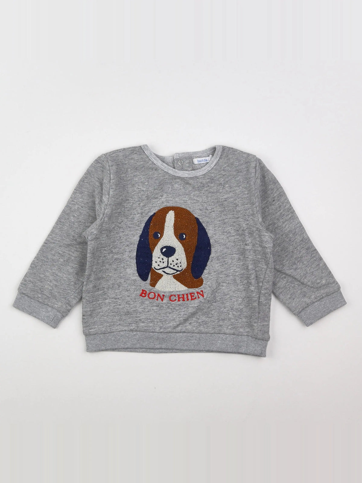 Boutchou - sweat gris - 12 mois
