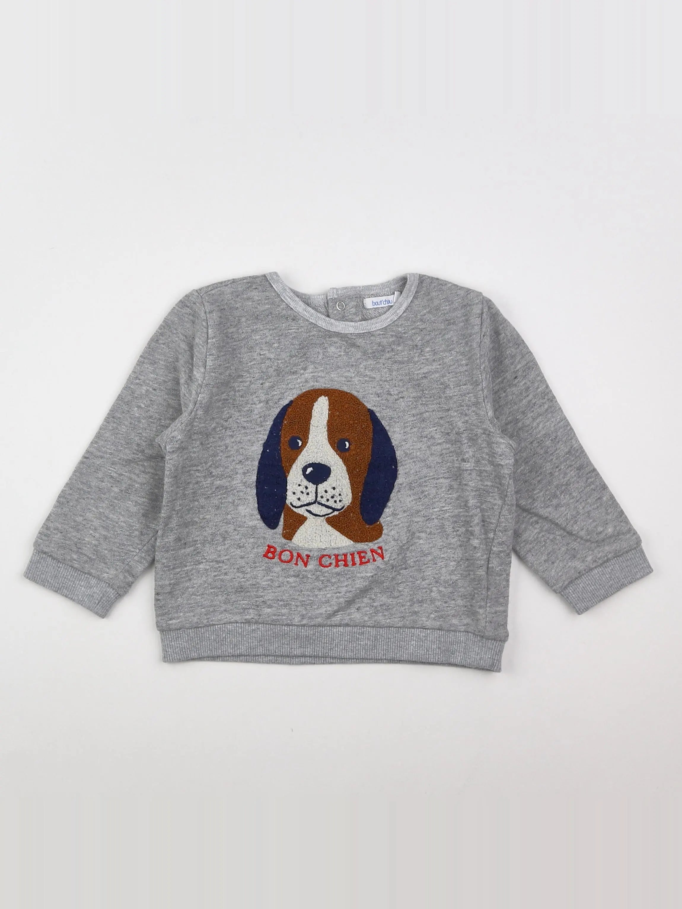 Boutchou - sweat gris - 12 mois