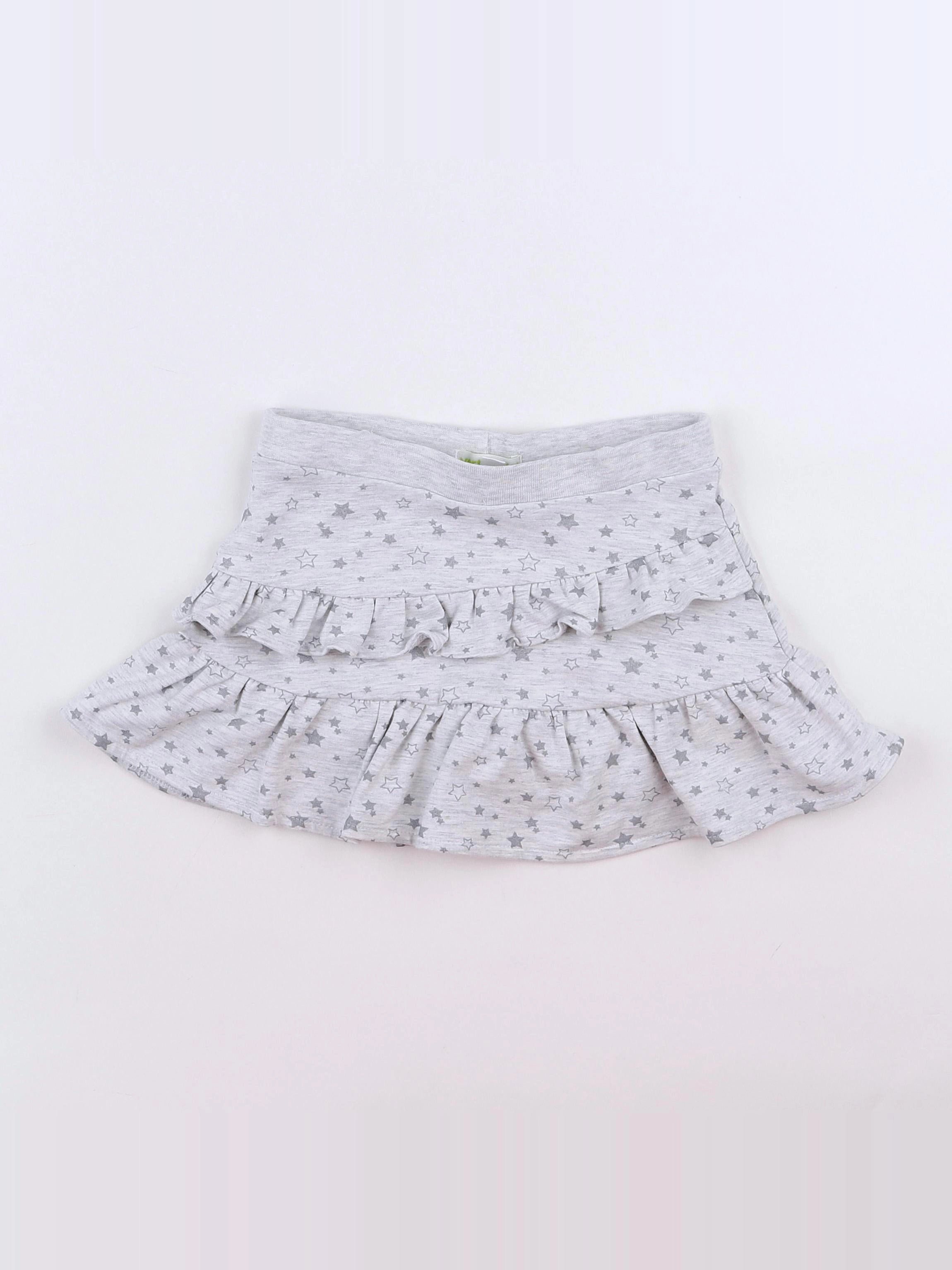 Vertbaudet - jupe gris - 4 ans