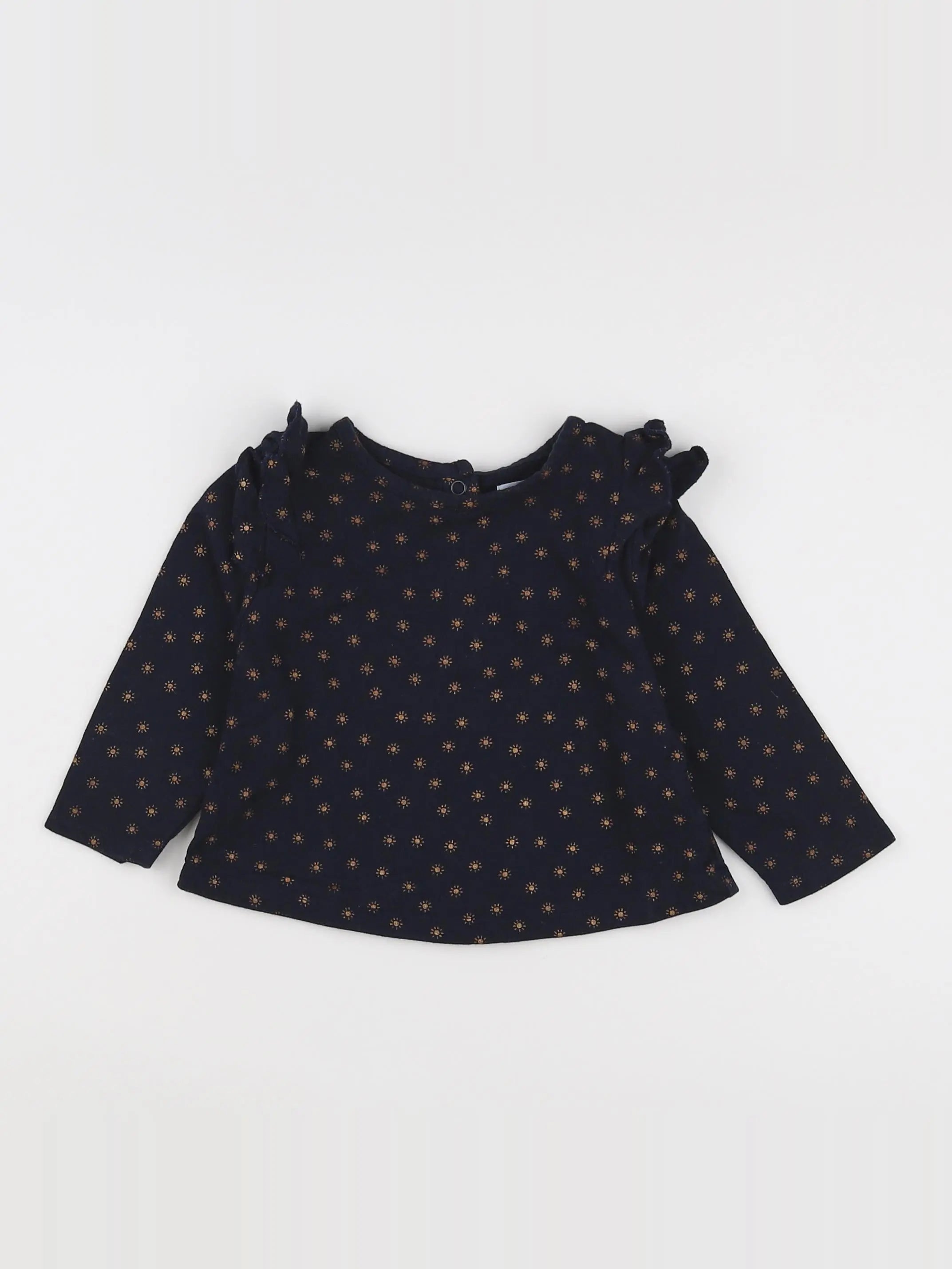 Boutchou - tee-shirt noir - 12 mois