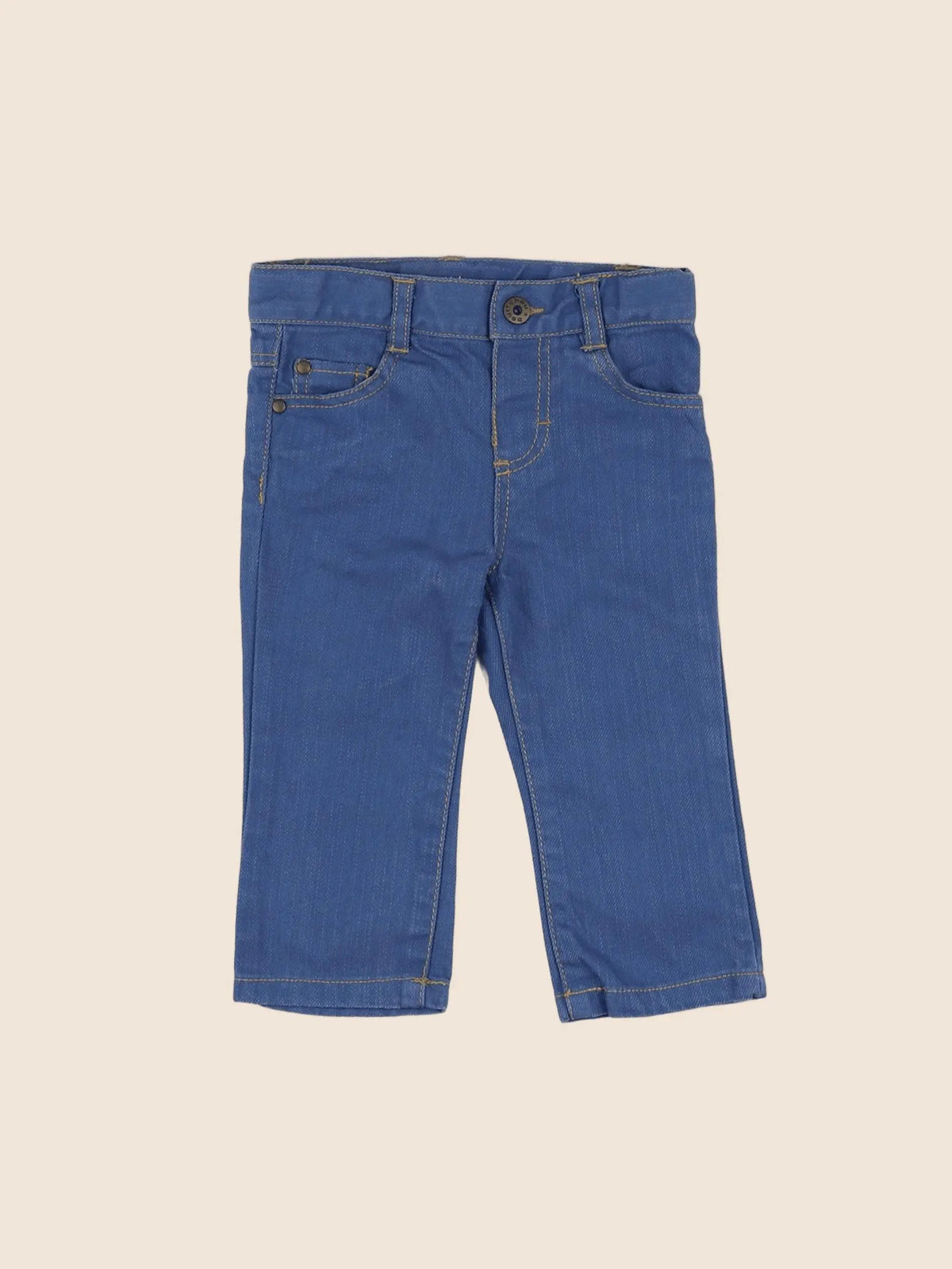Boutchou - pantalon bleu - 9 mois