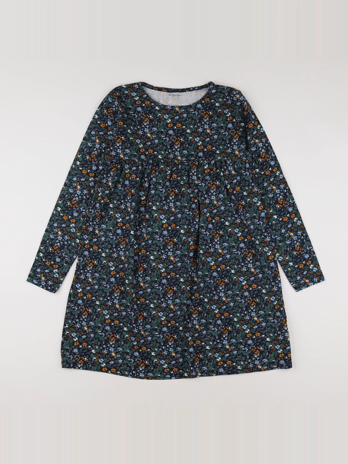 Vertbaudet - robe vert - 10 ans
