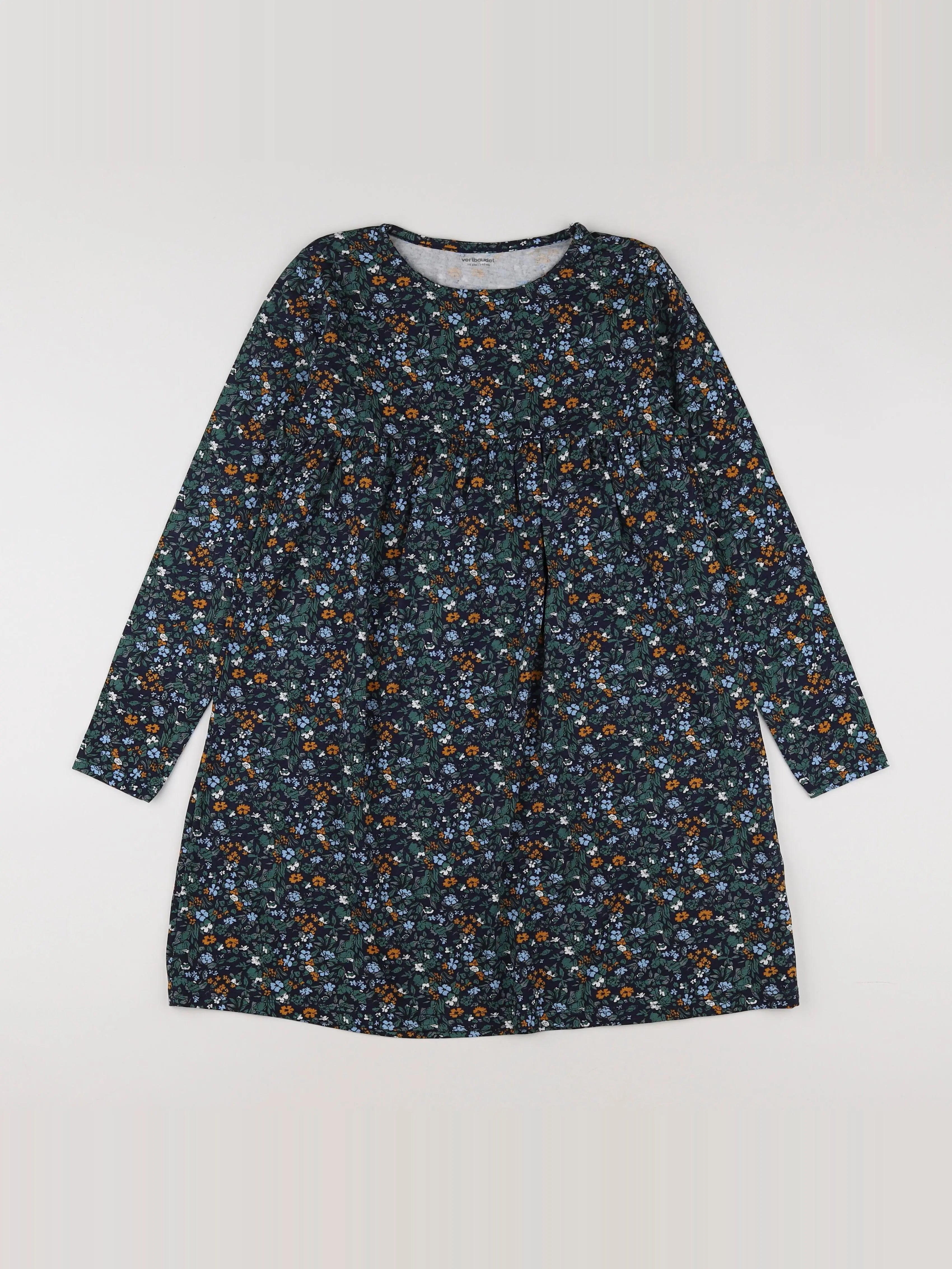 Vertbaudet - robe vert - 10 ans