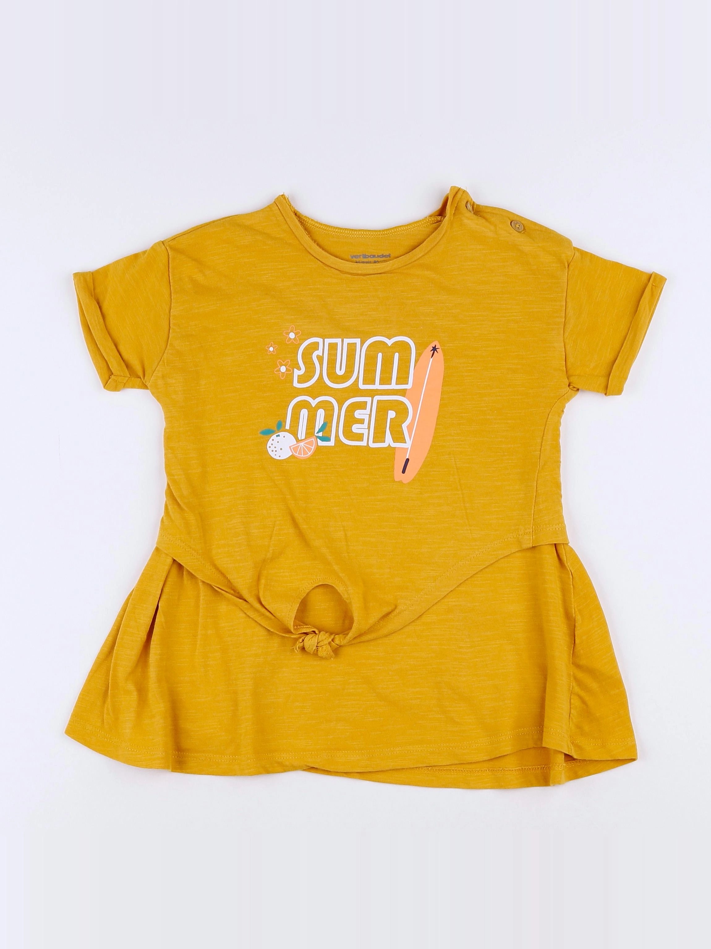 Vertbaudet - robe jaune - 2 ans