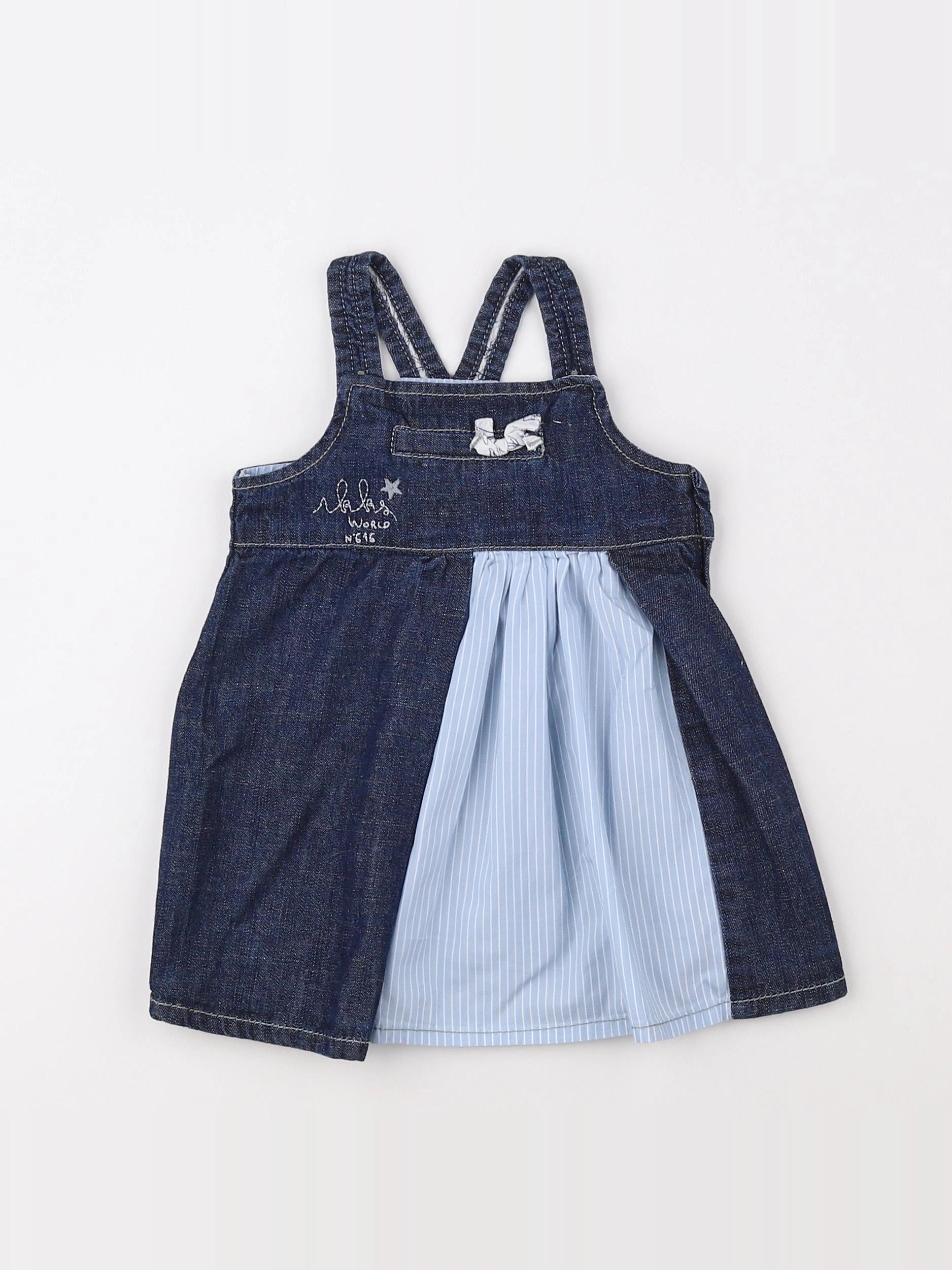 IKKS - robe bleu - 6 mois