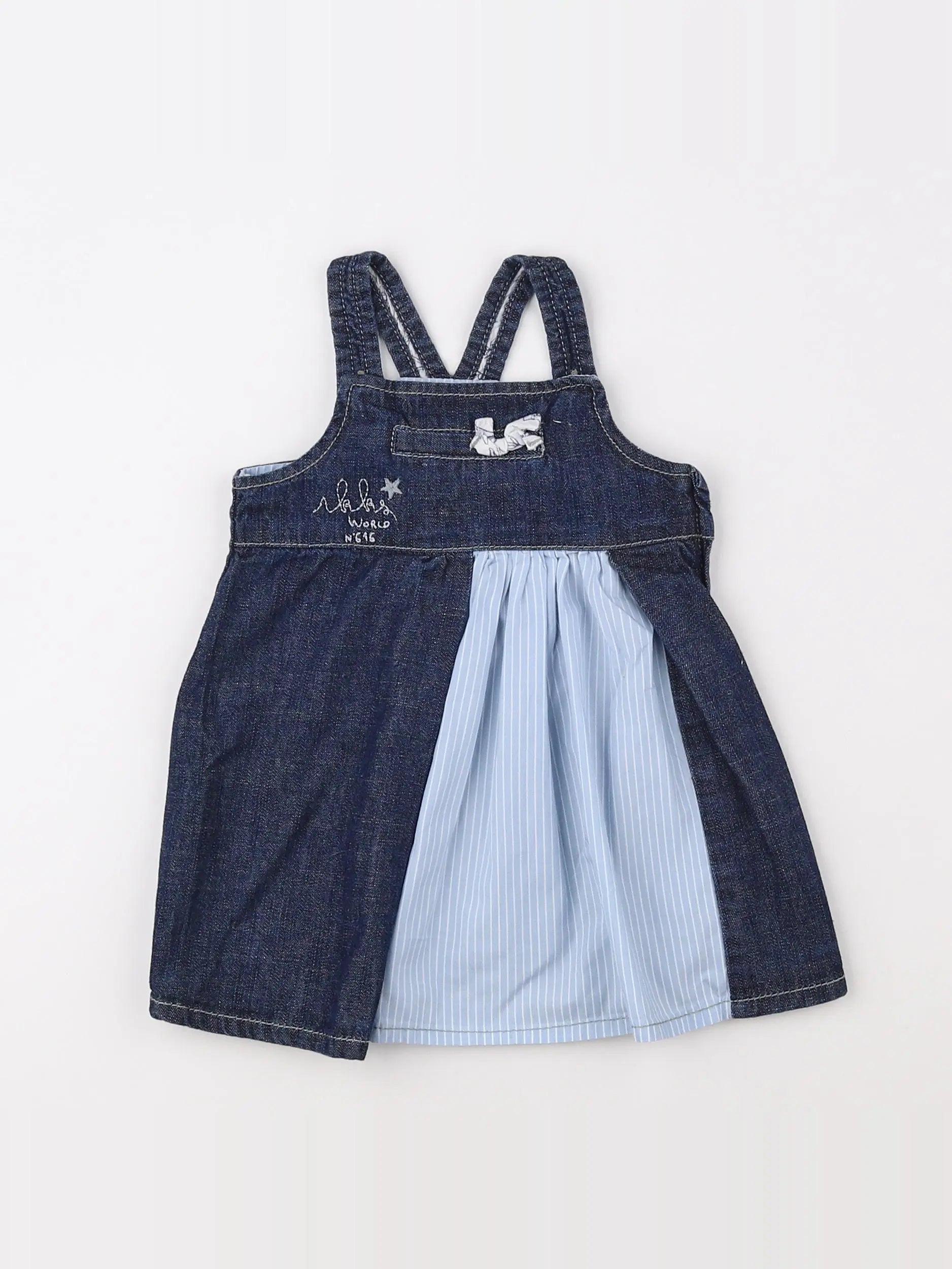 IKKS - robe bleu - 6 mois