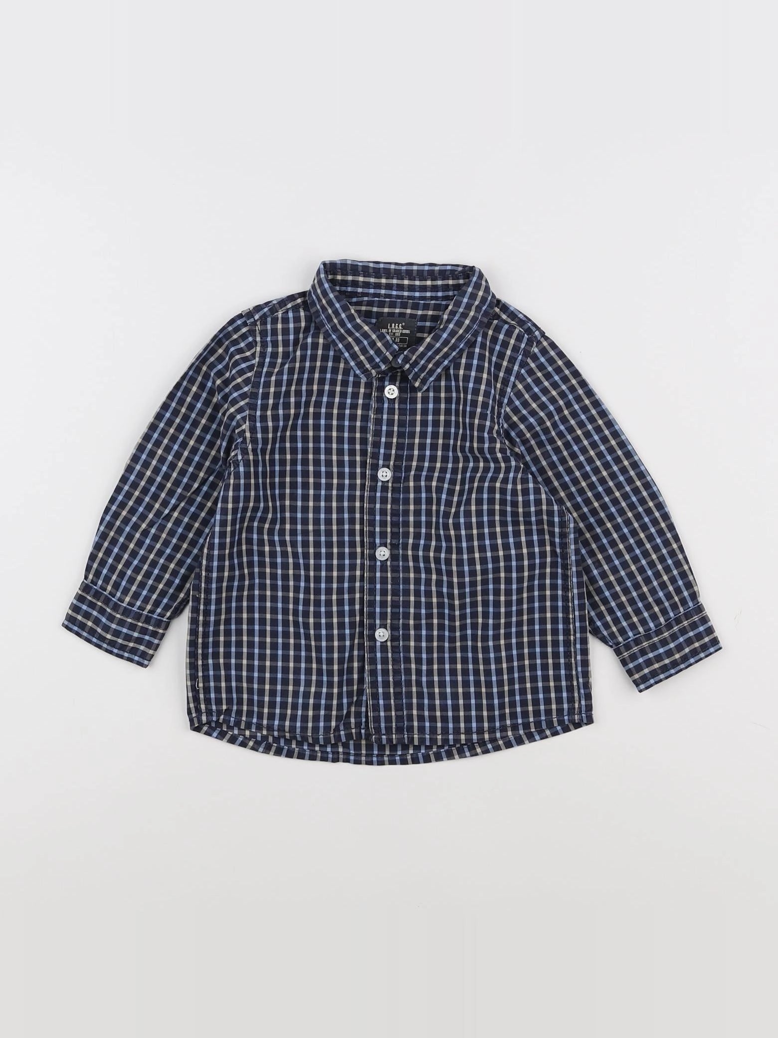 H&M - chemise bleu - 3 ans