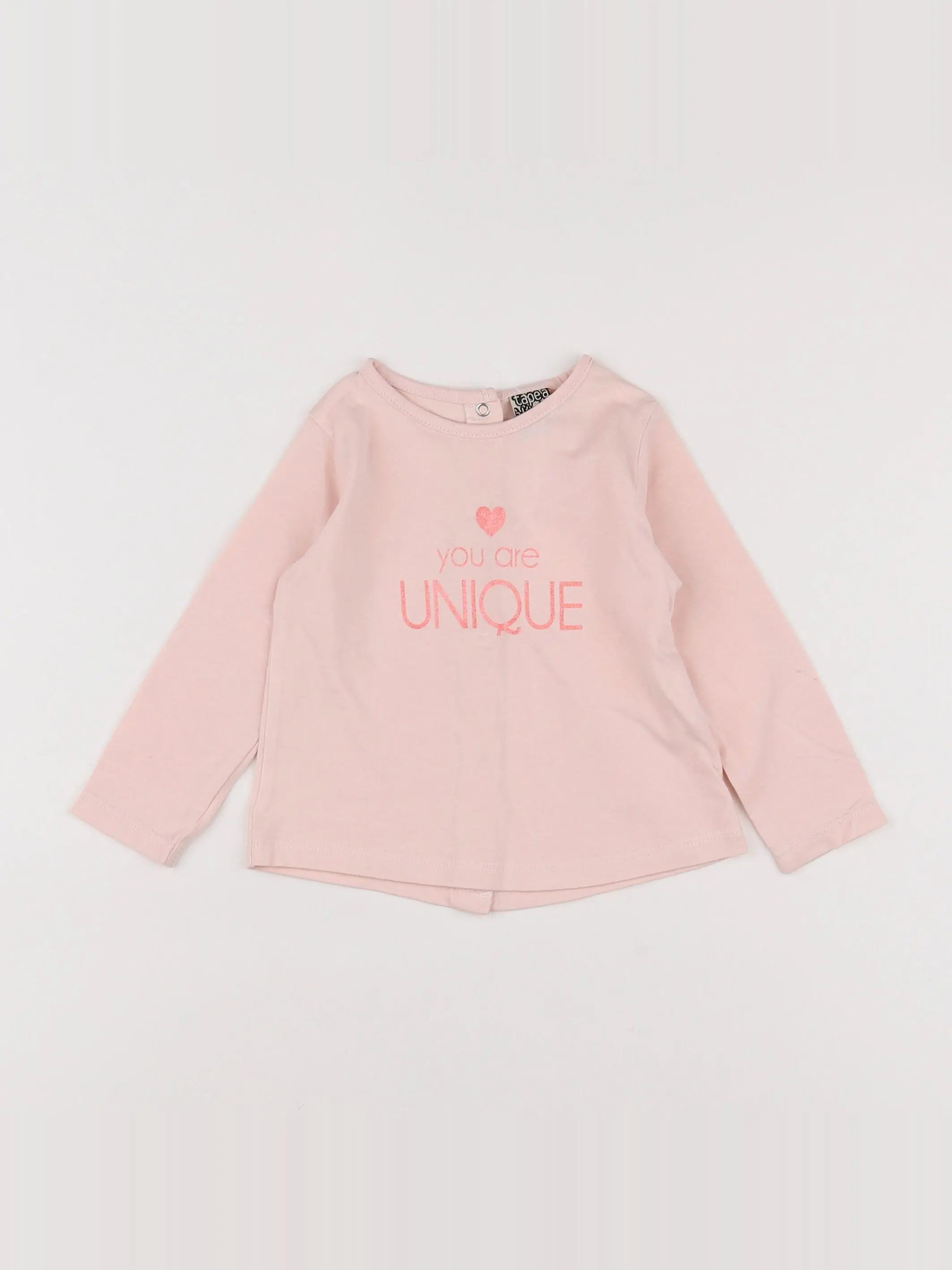 Tape à l'oeil - tee-shirt rose - 12 mois