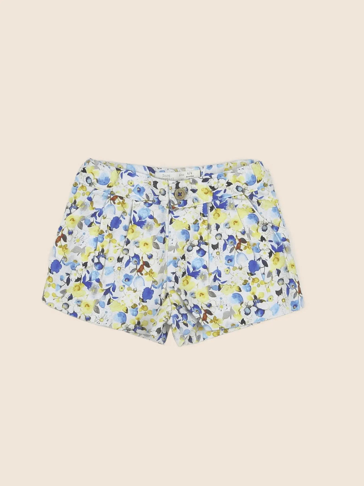 Zara - short multicolore - 6/9 mois