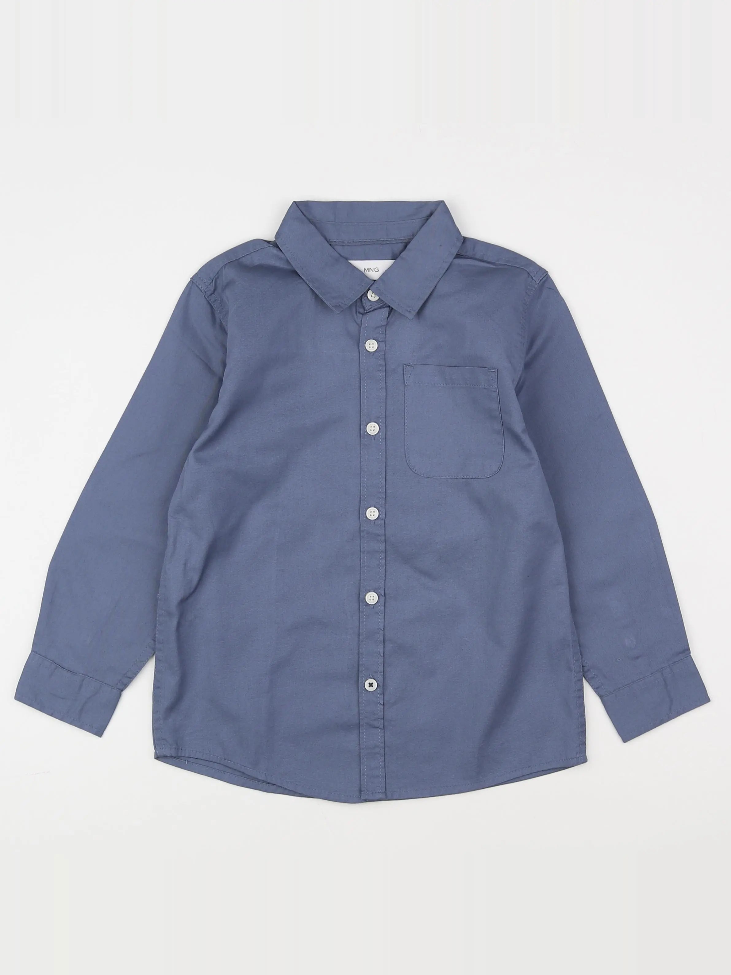 Mango - chemise bleu - 6 ans