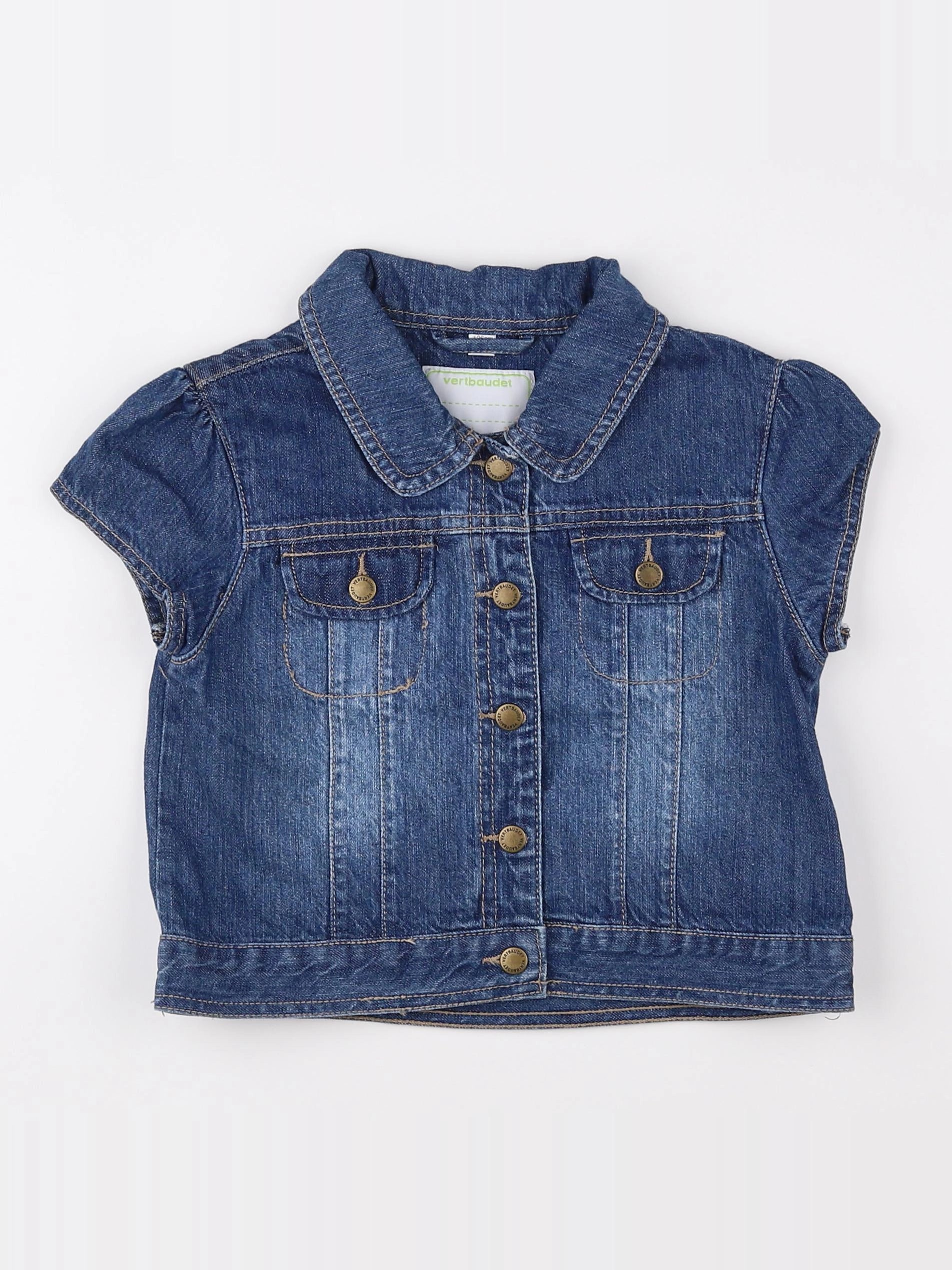 Vertbaudet - veste bleu - 8 ans