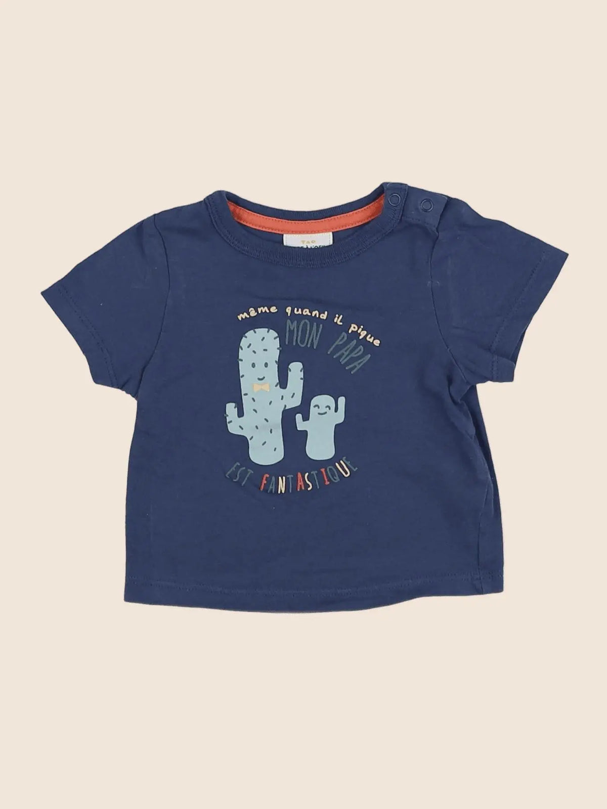 Tape à l'oeil - tee-shirt bleu - 3 mois