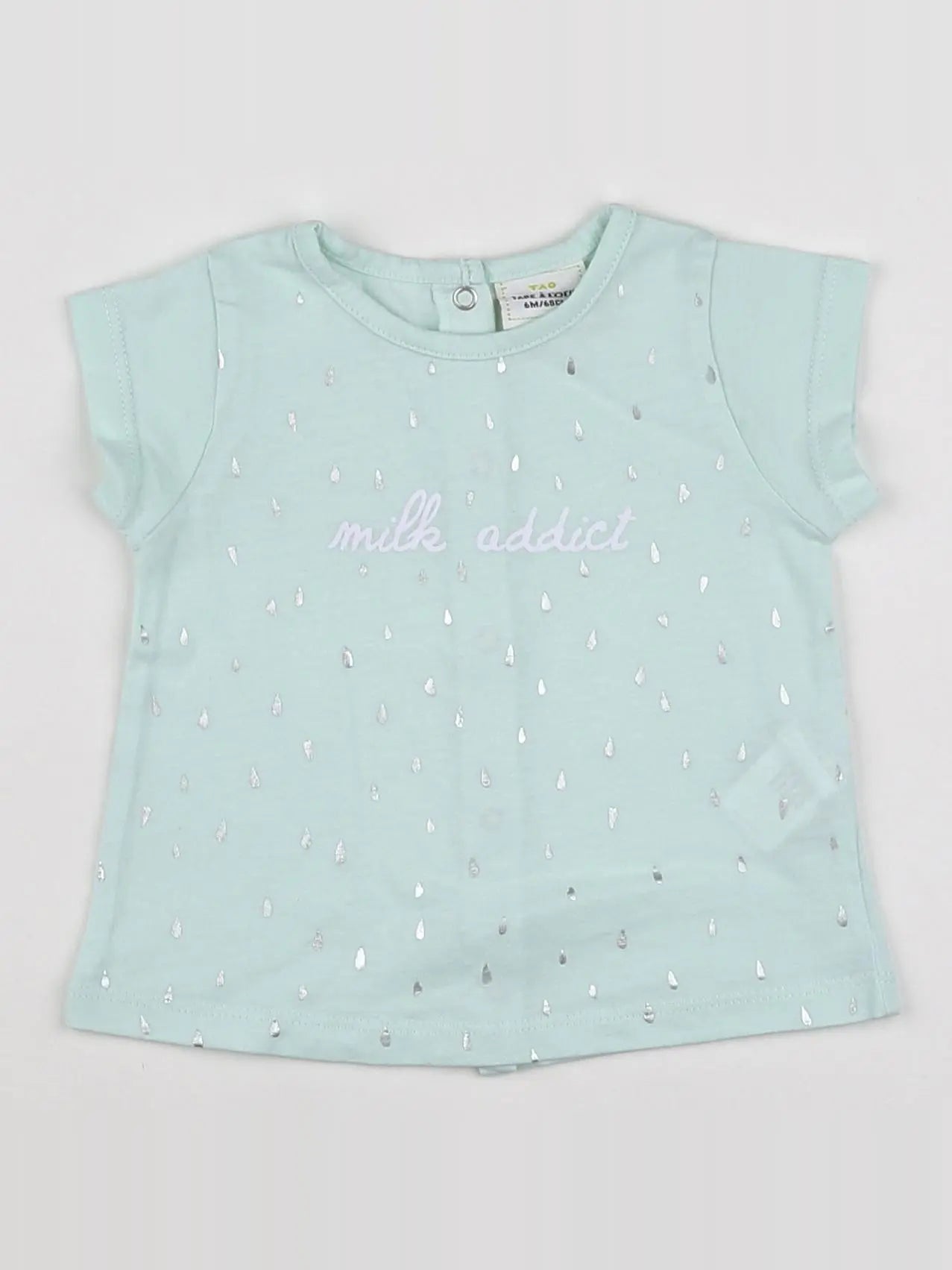 Tape à l'oeil - tee-shirt bleu - 6 mois