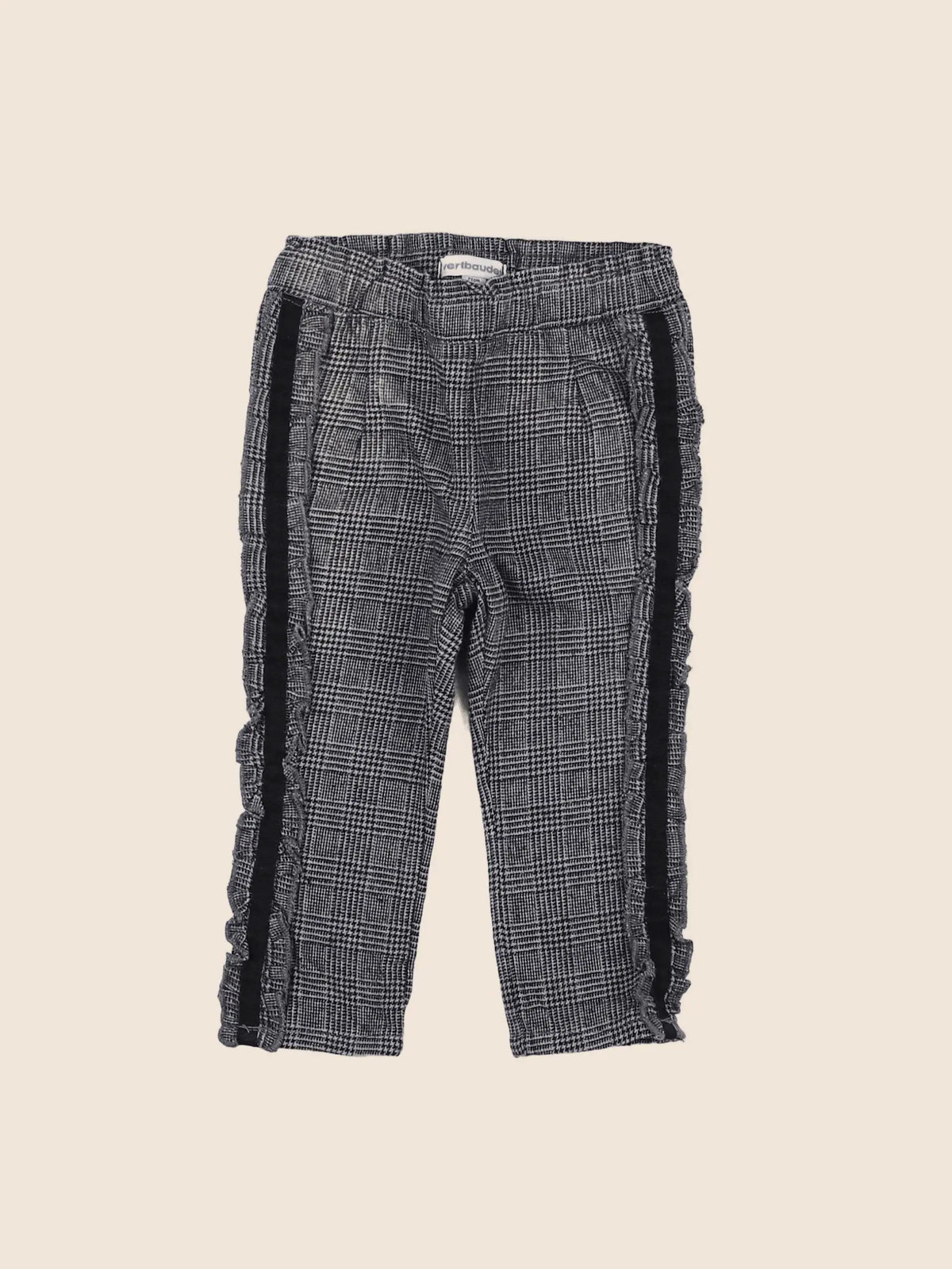 Vertbaudet - pantalon gris - 9 mois