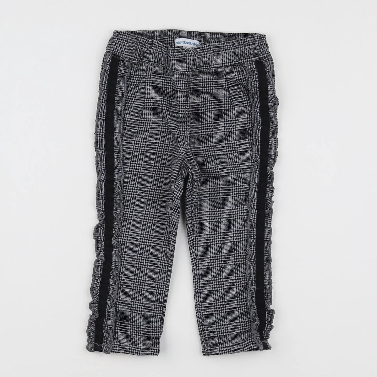 Vertbaudet - pantalon gris - 9 mois