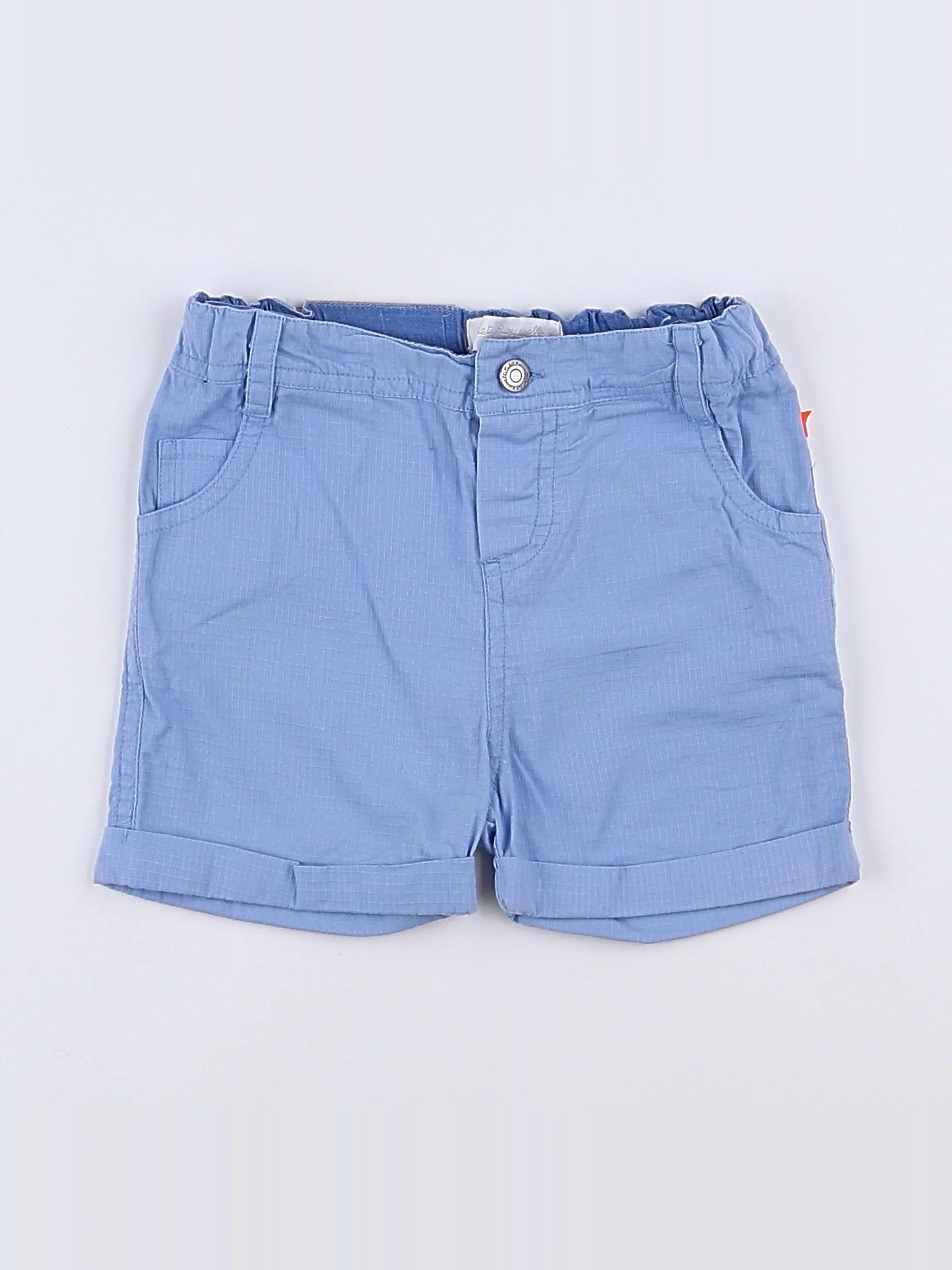 Cadet Rousselle - short bleu - 12 mois