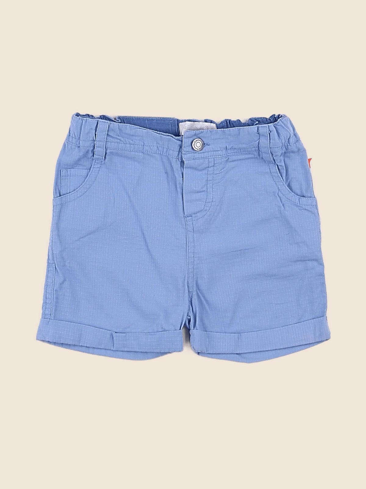 Cadet Rousselle - short bleu - 12 mois