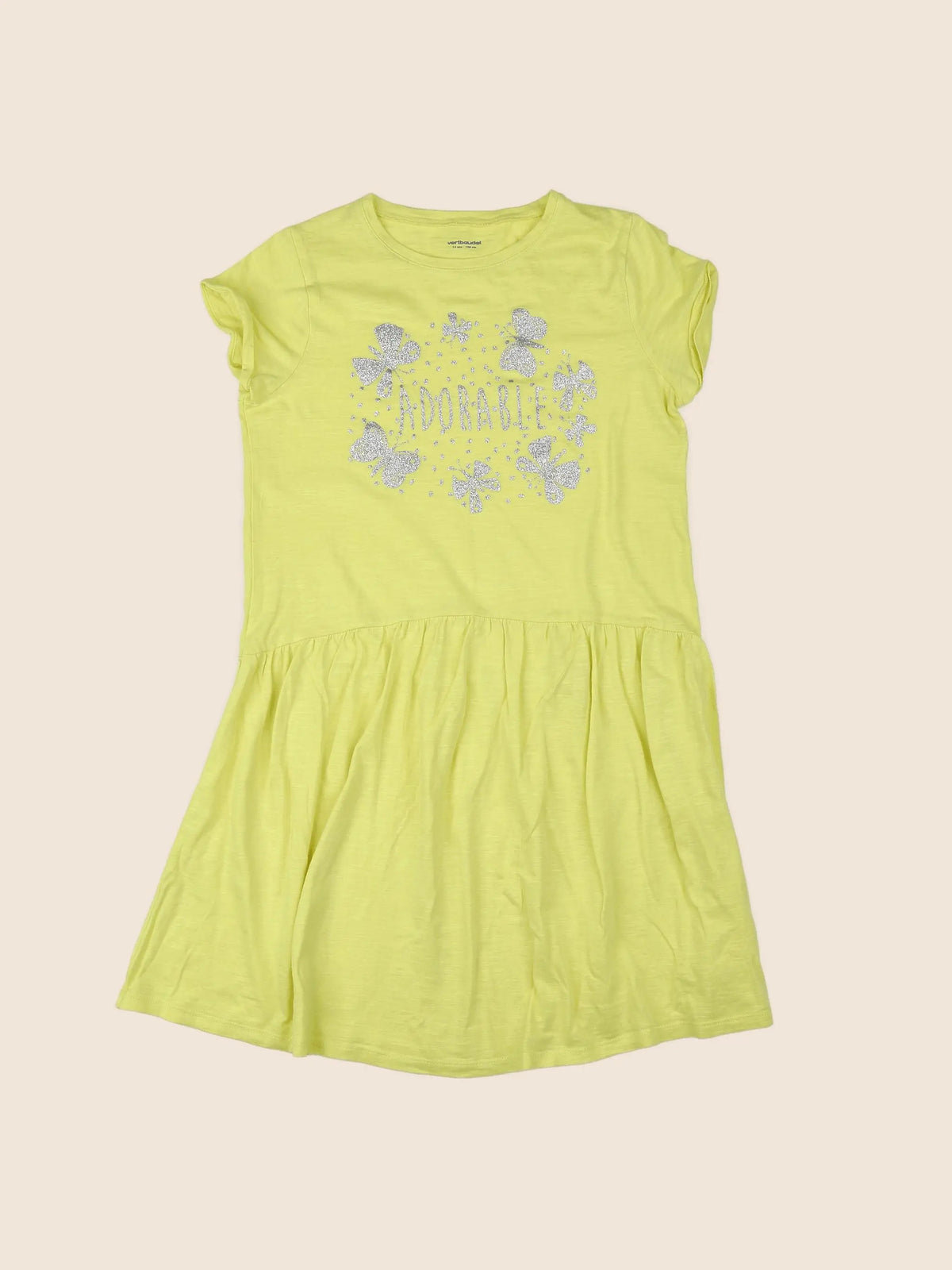 Vertbaudet - robe jaune - 12 ans