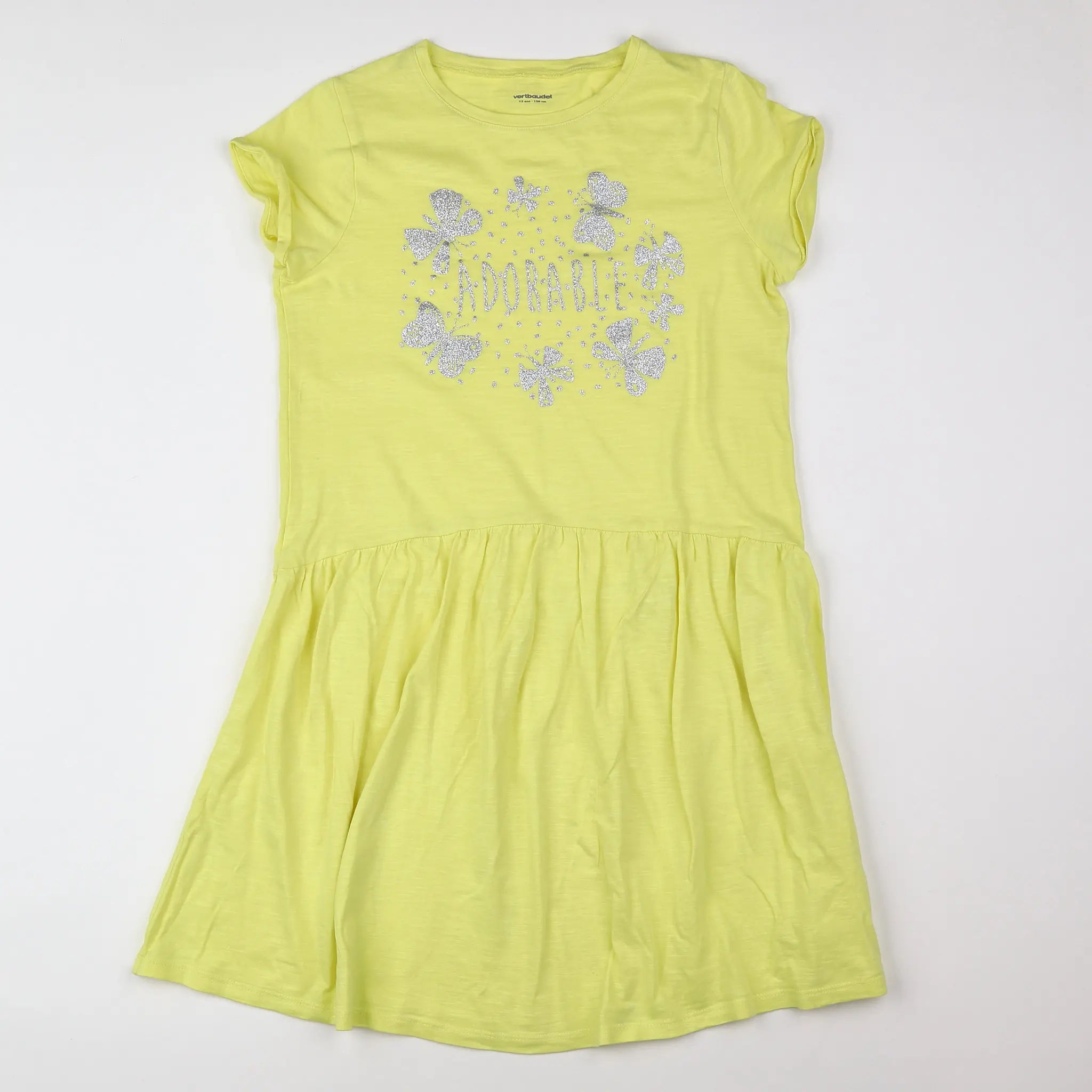 Vertbaudet - robe jaune - 12 ans