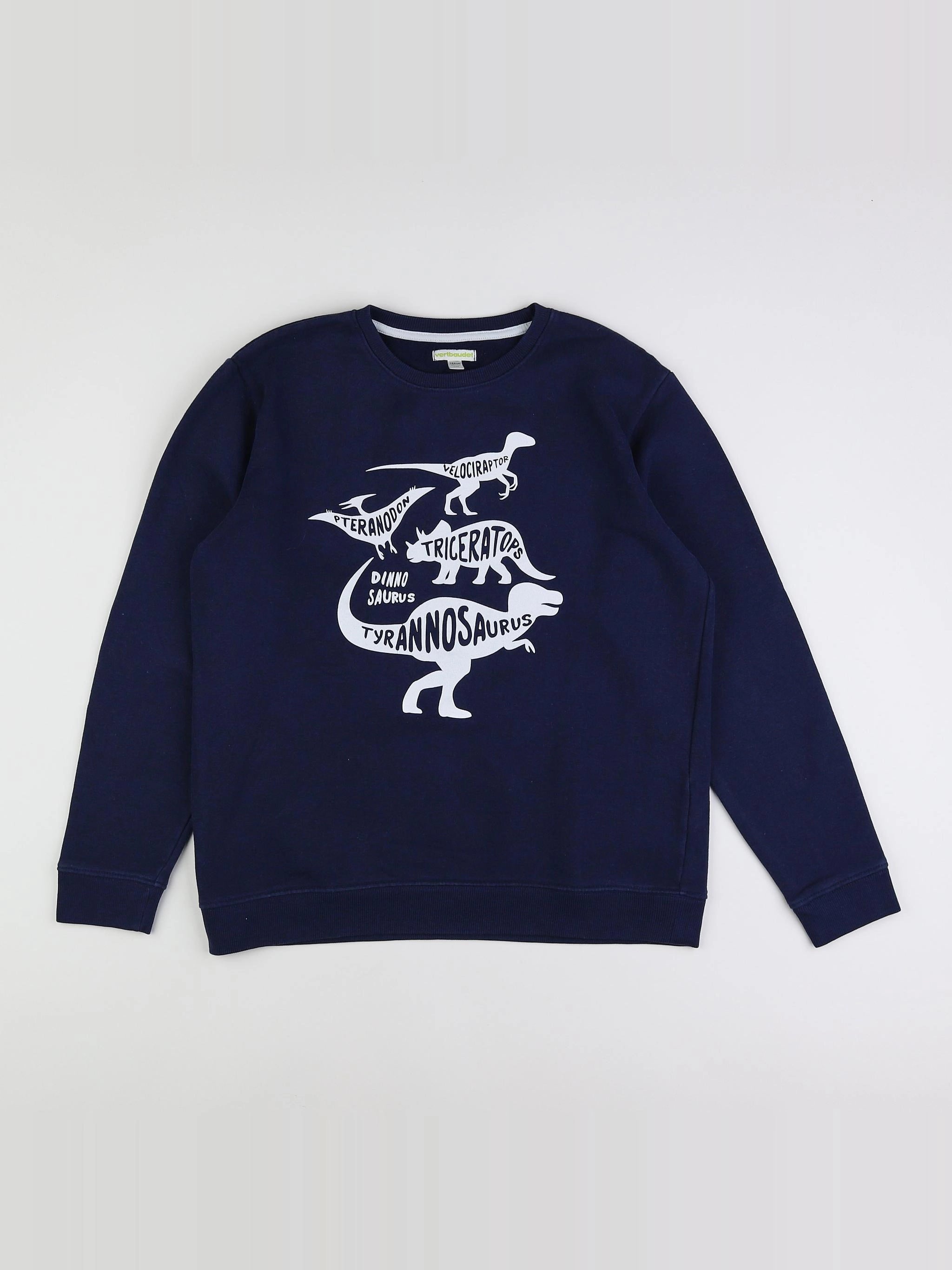 Vertbaudet - sweat bleu - 14 ans