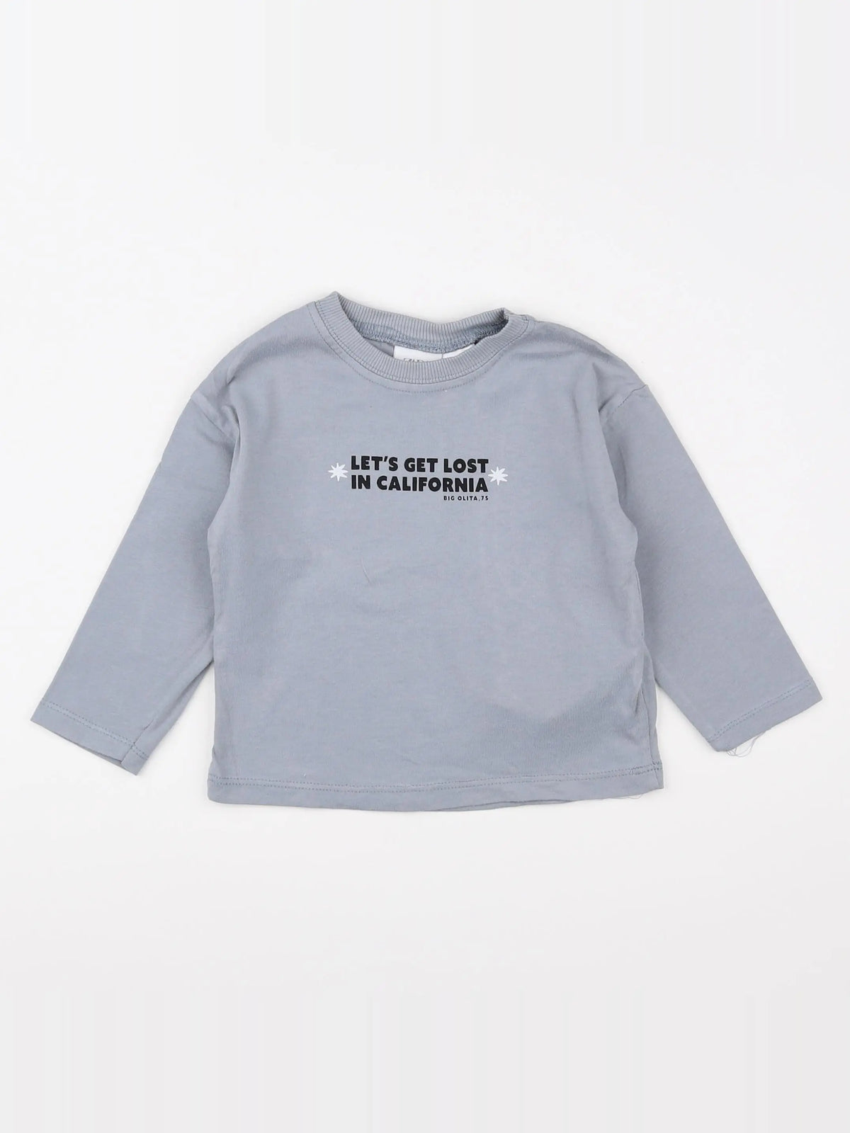 Zara - tee-shirt bleu - 9 mois