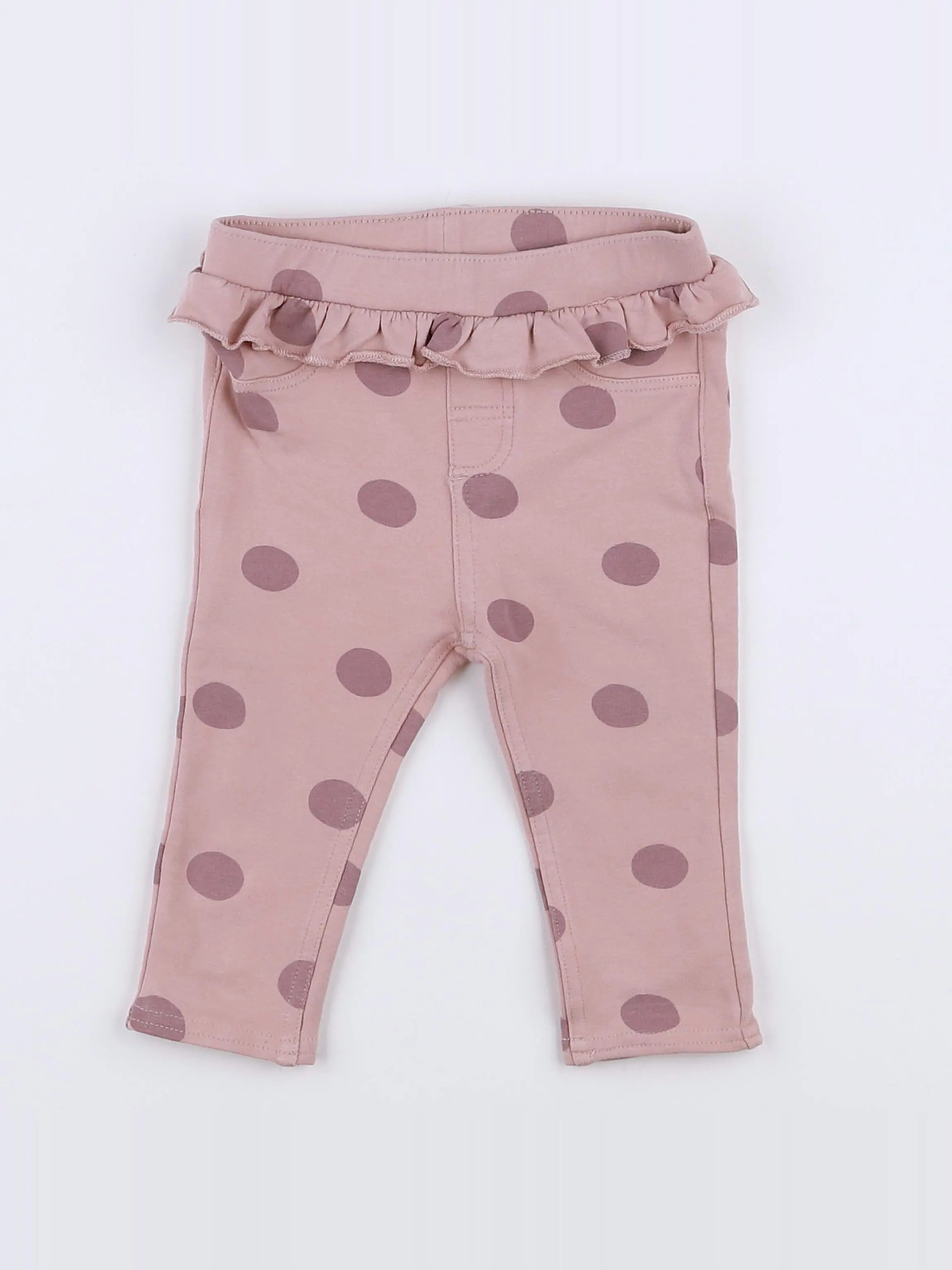 H&M - pantalon rose - 9 mois