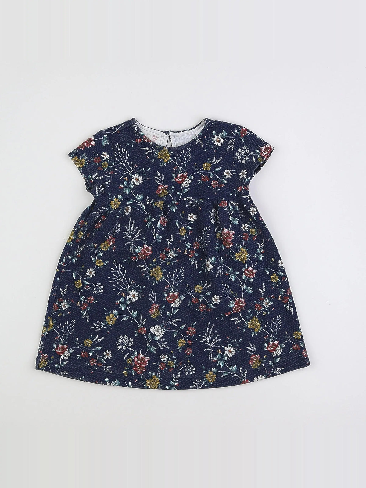 Zara - robe bleu - 12/18 mois