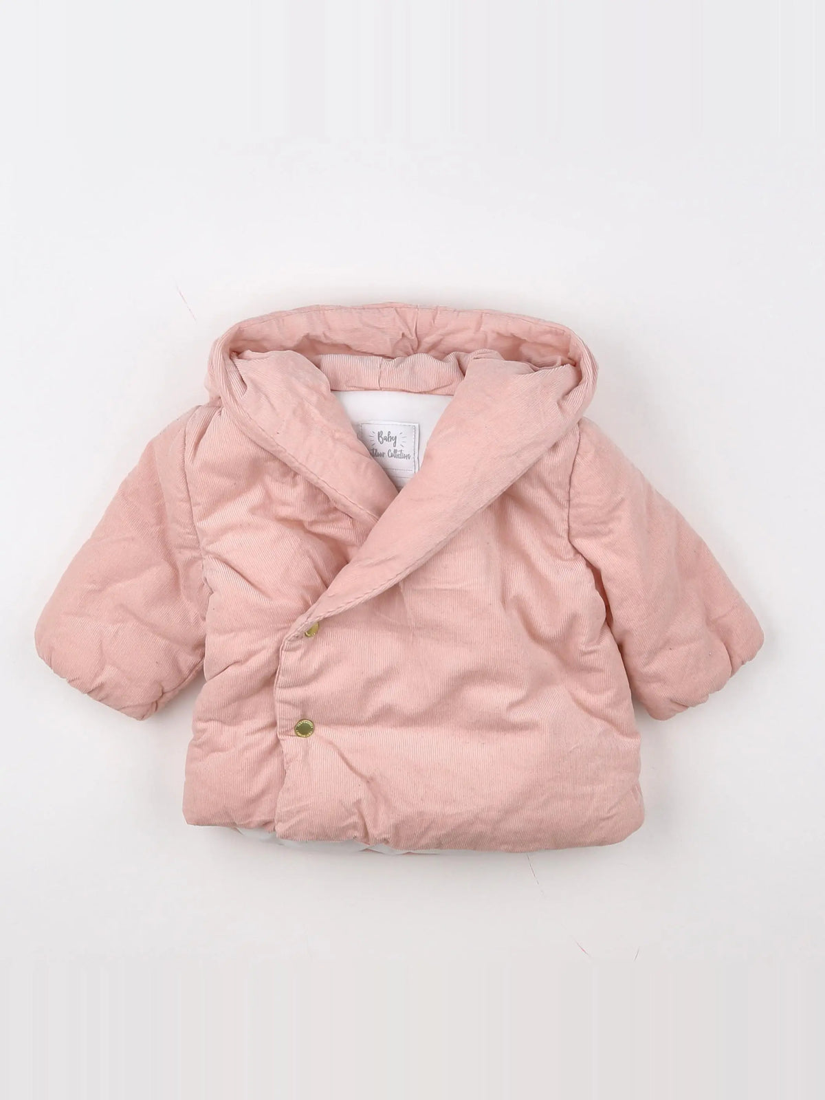 Vertbaudet - manteau rose - 3 mois