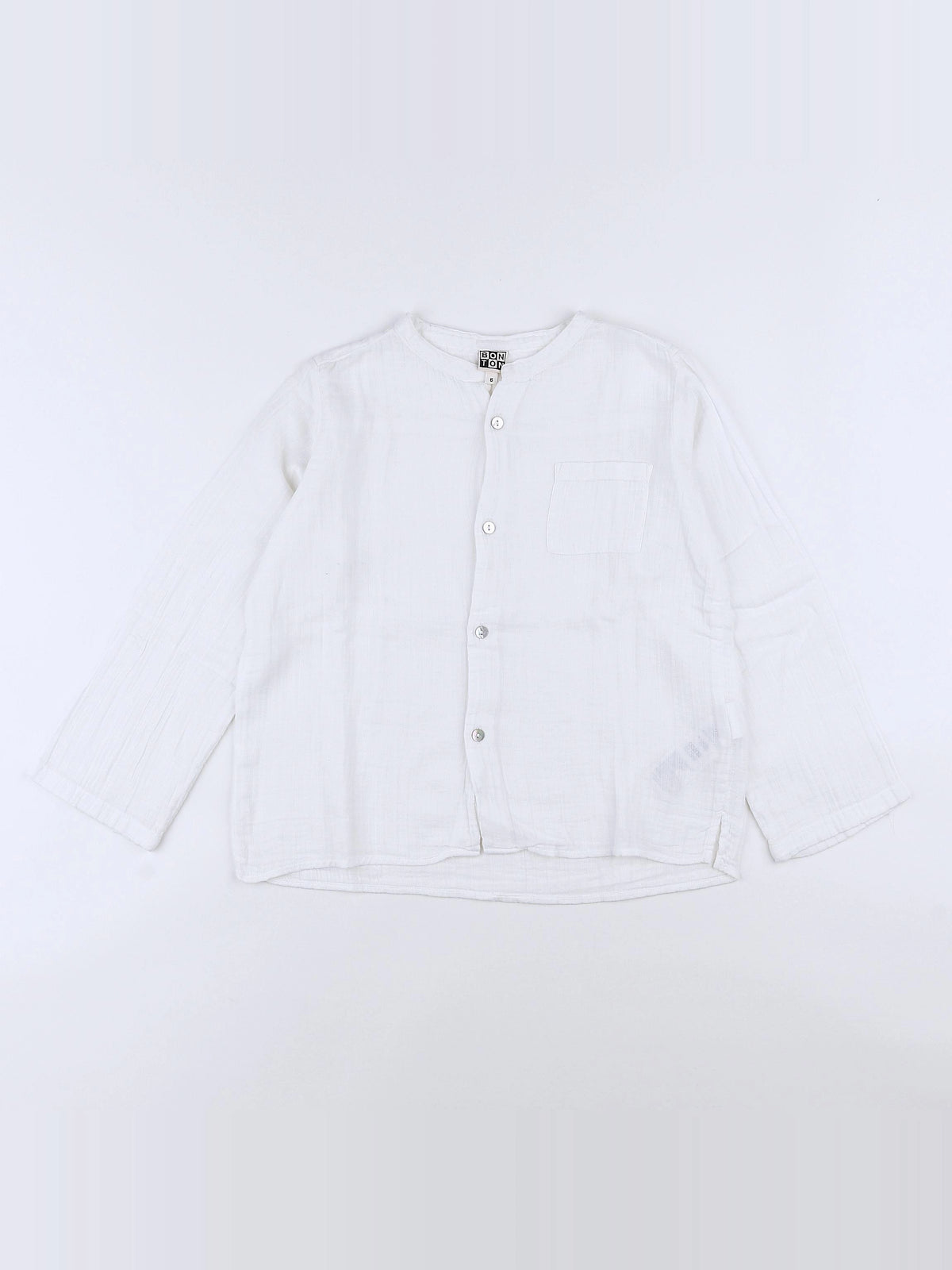 Bonton - chemise blanc - 6 ans