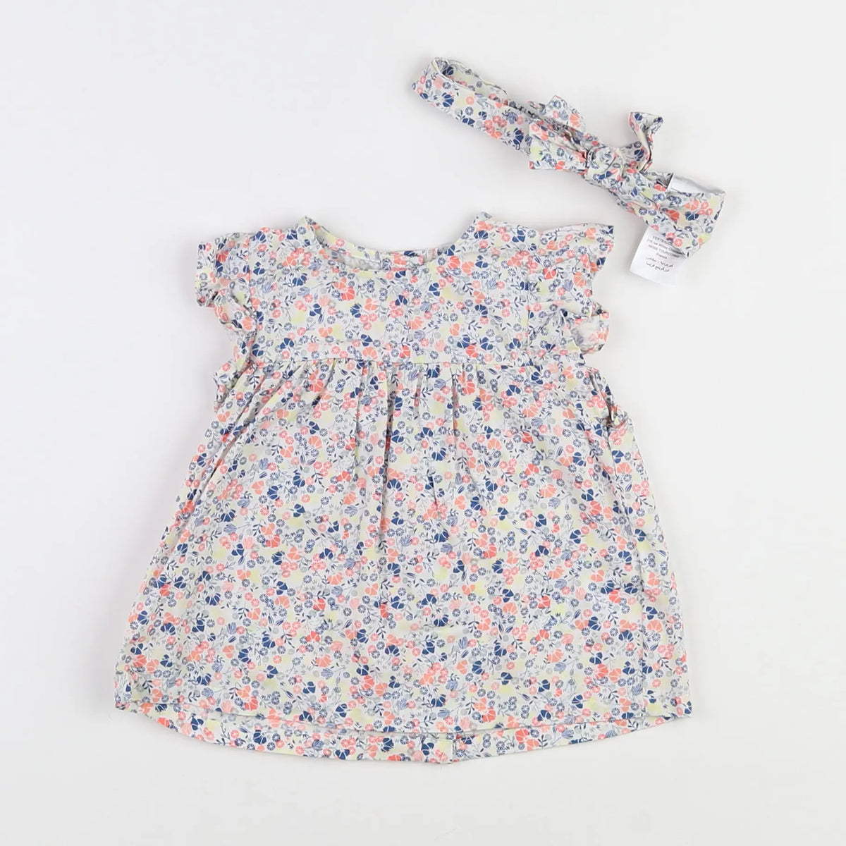 Vertbaudet - blouse multicolore - 12 mois