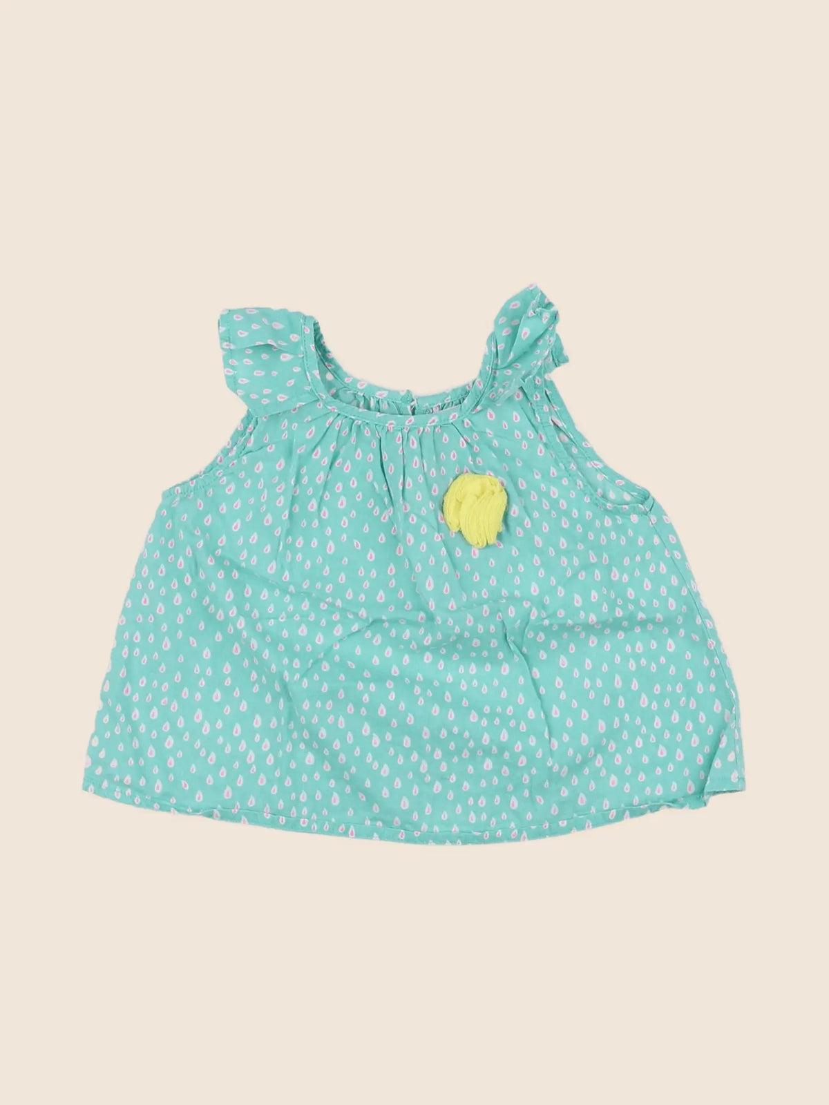 Zara - blouse vert - 3/6 mois