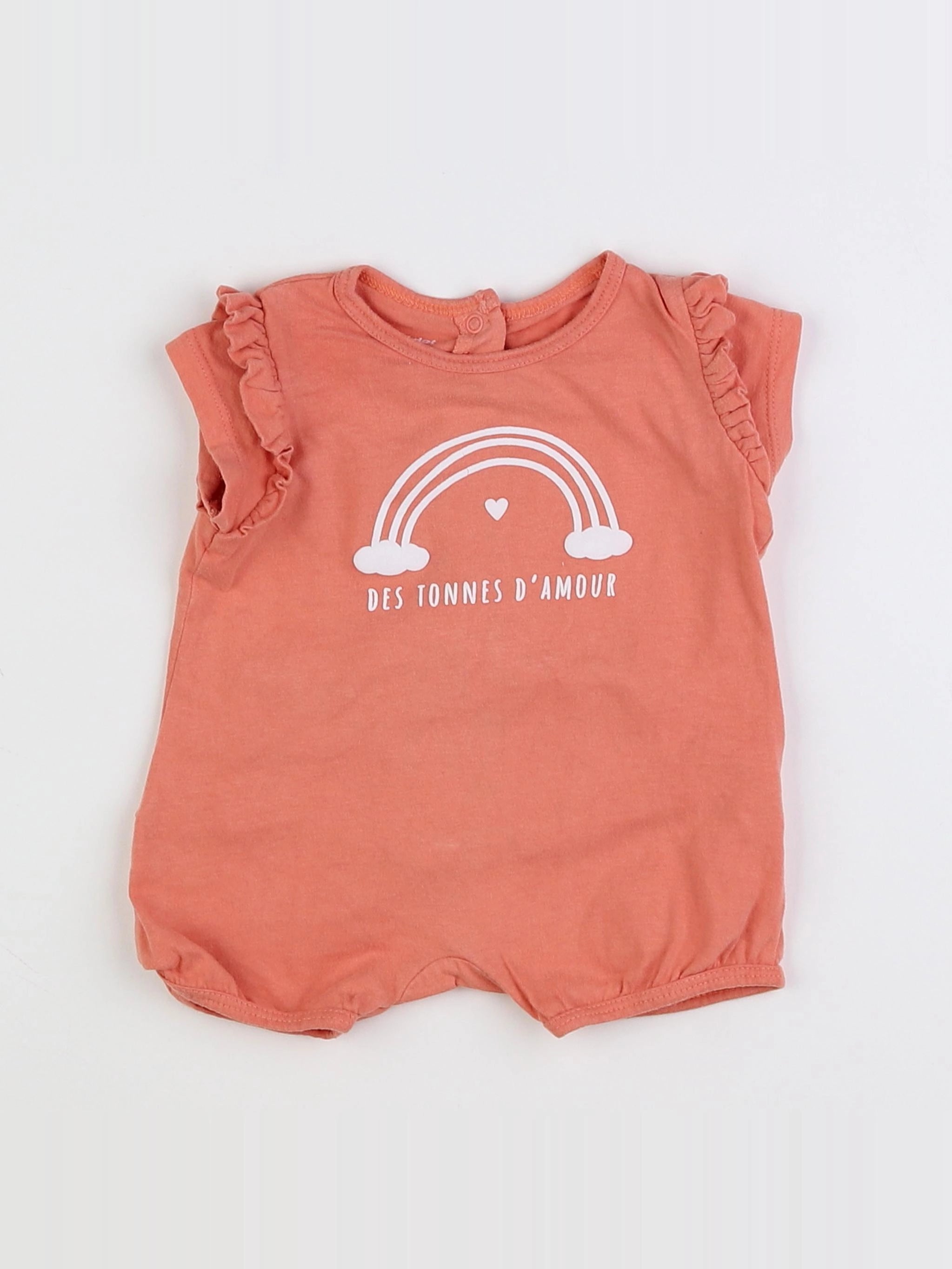 Vertbaudet - pyjama rose - 3 mois