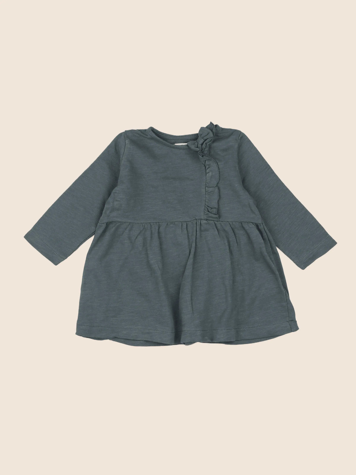 Vertbaudet - robe vert - 9 mois