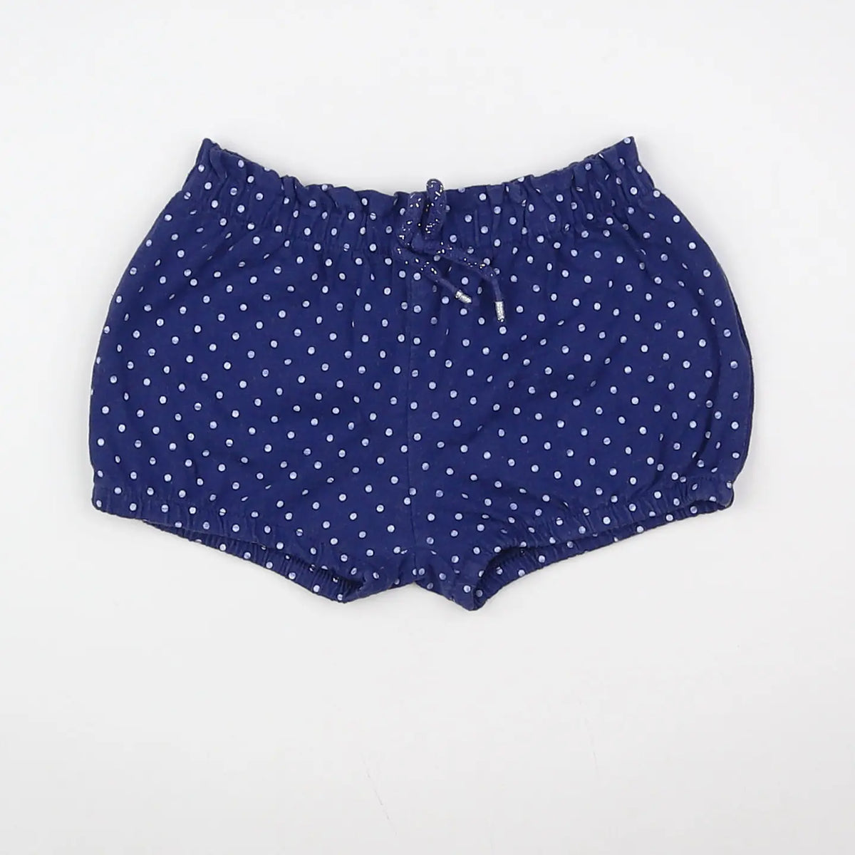 Vertbaudet - short bleu, blanc - 12 mois