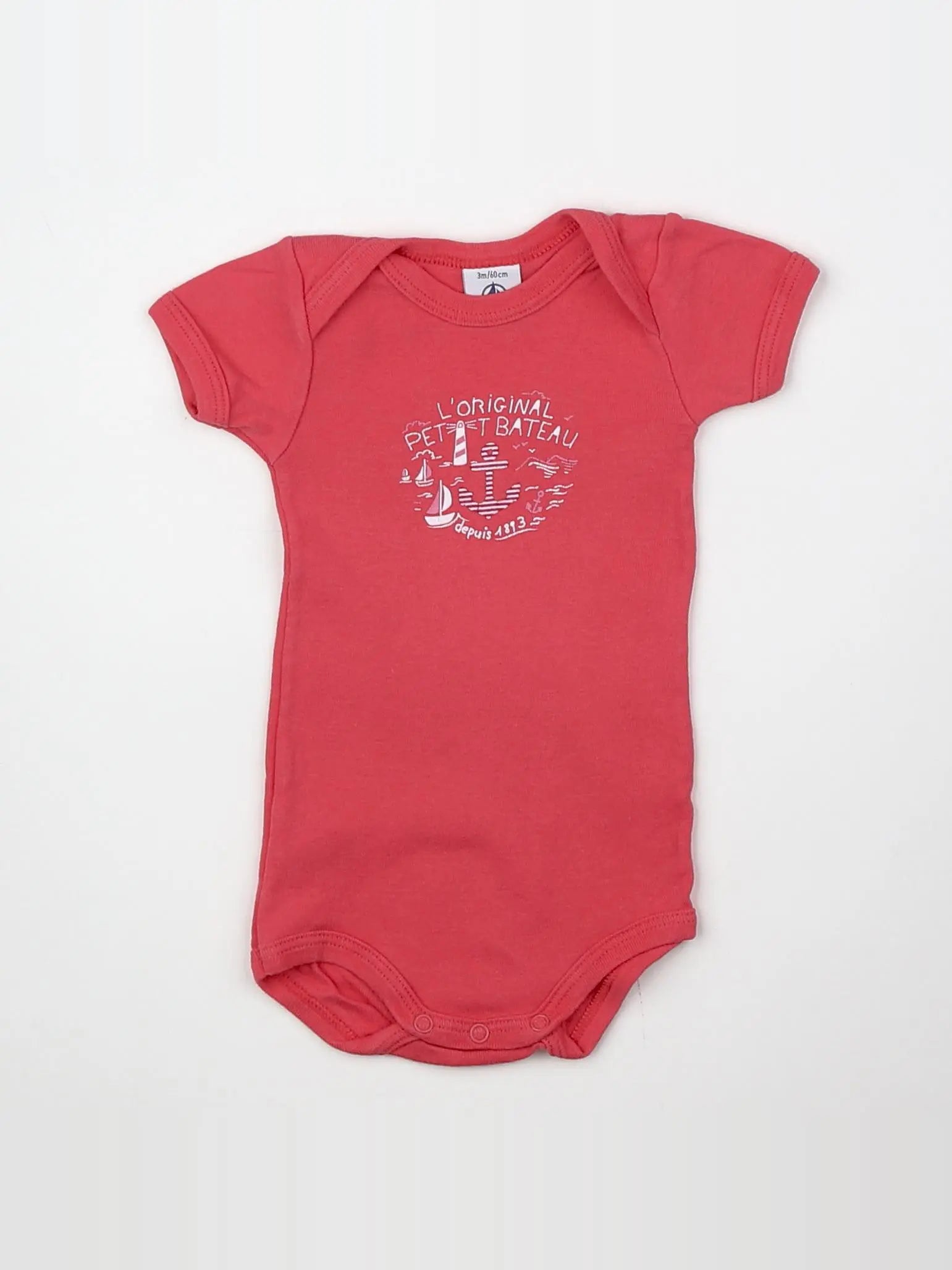 La Redoute - body rose - 3 mois