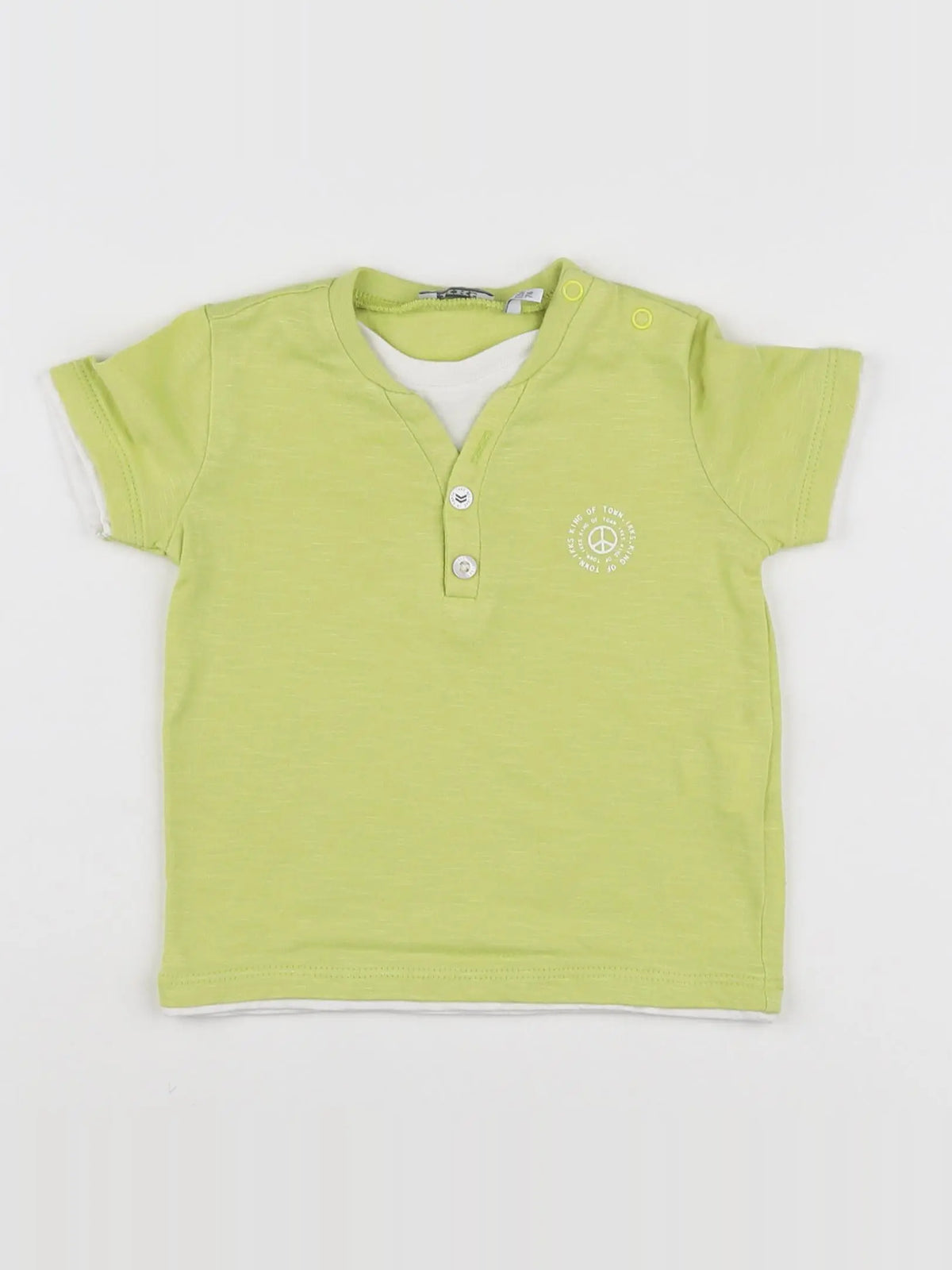 IKKS - tee-shirt vert - 12 mois