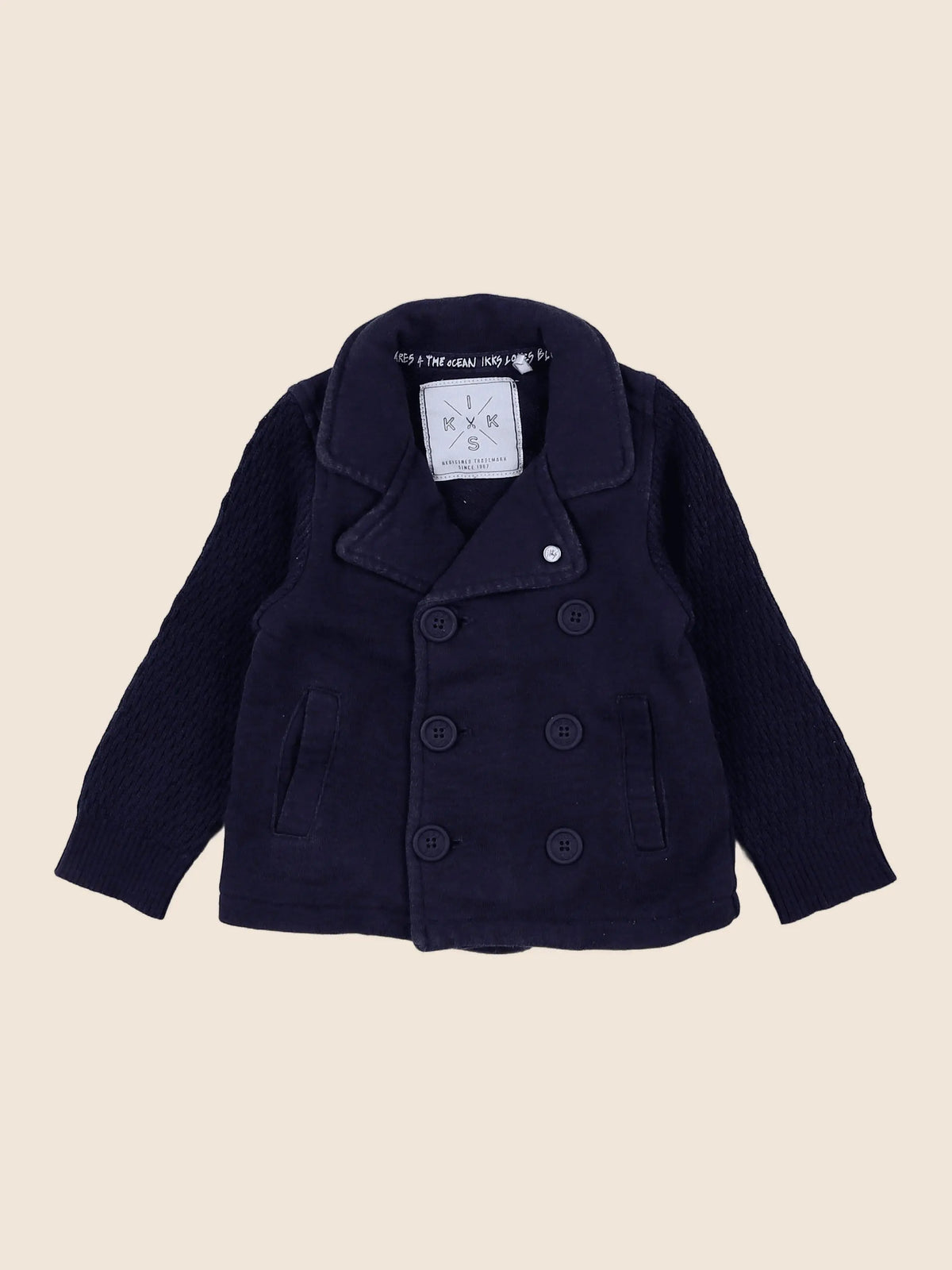 IKKS - veste bleu - 12 mois